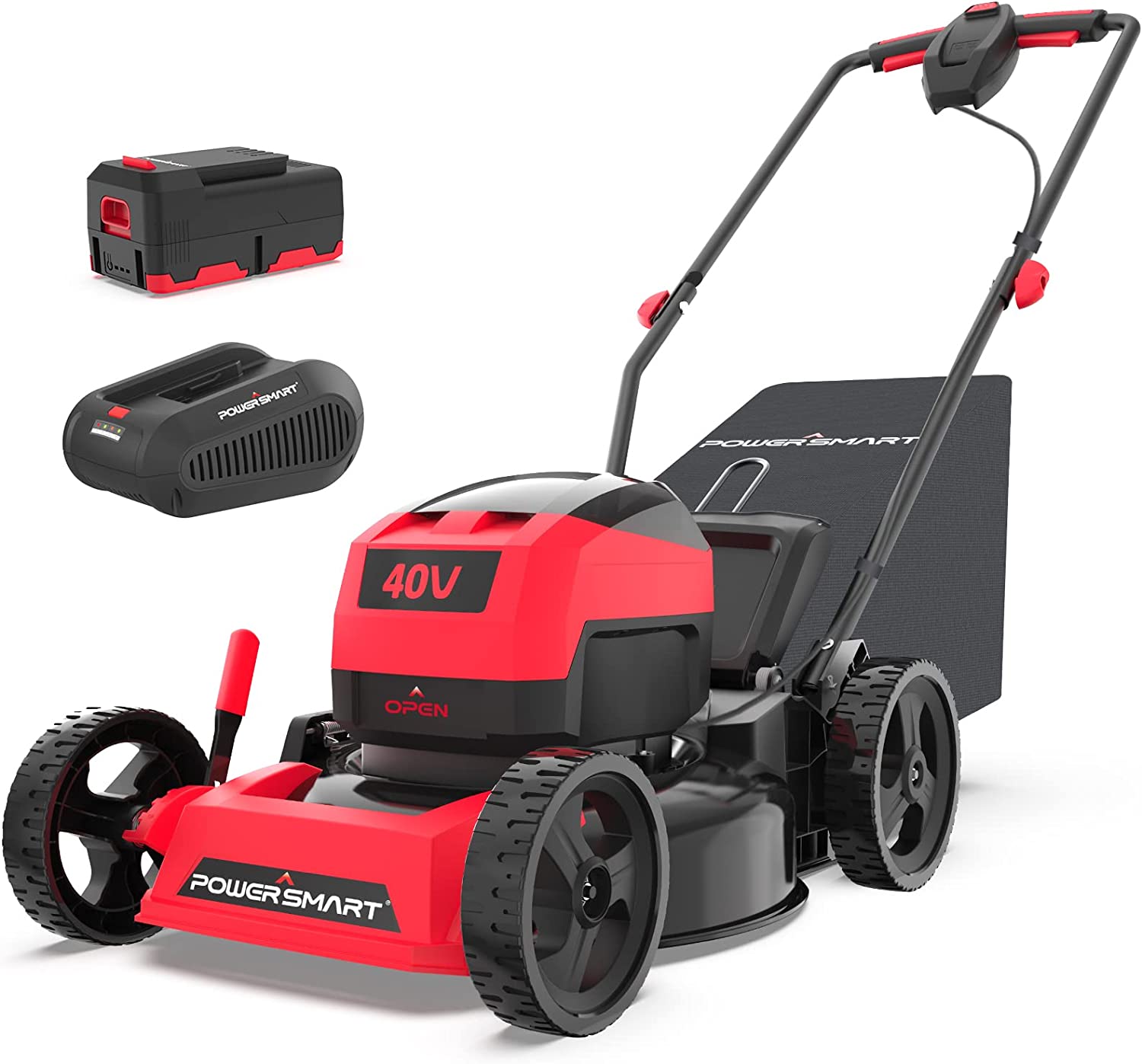 PowerSmart 40-volt, 17-in Push Battery Walk Mower with  (1) 4 Ah  Battery Included - Image 1