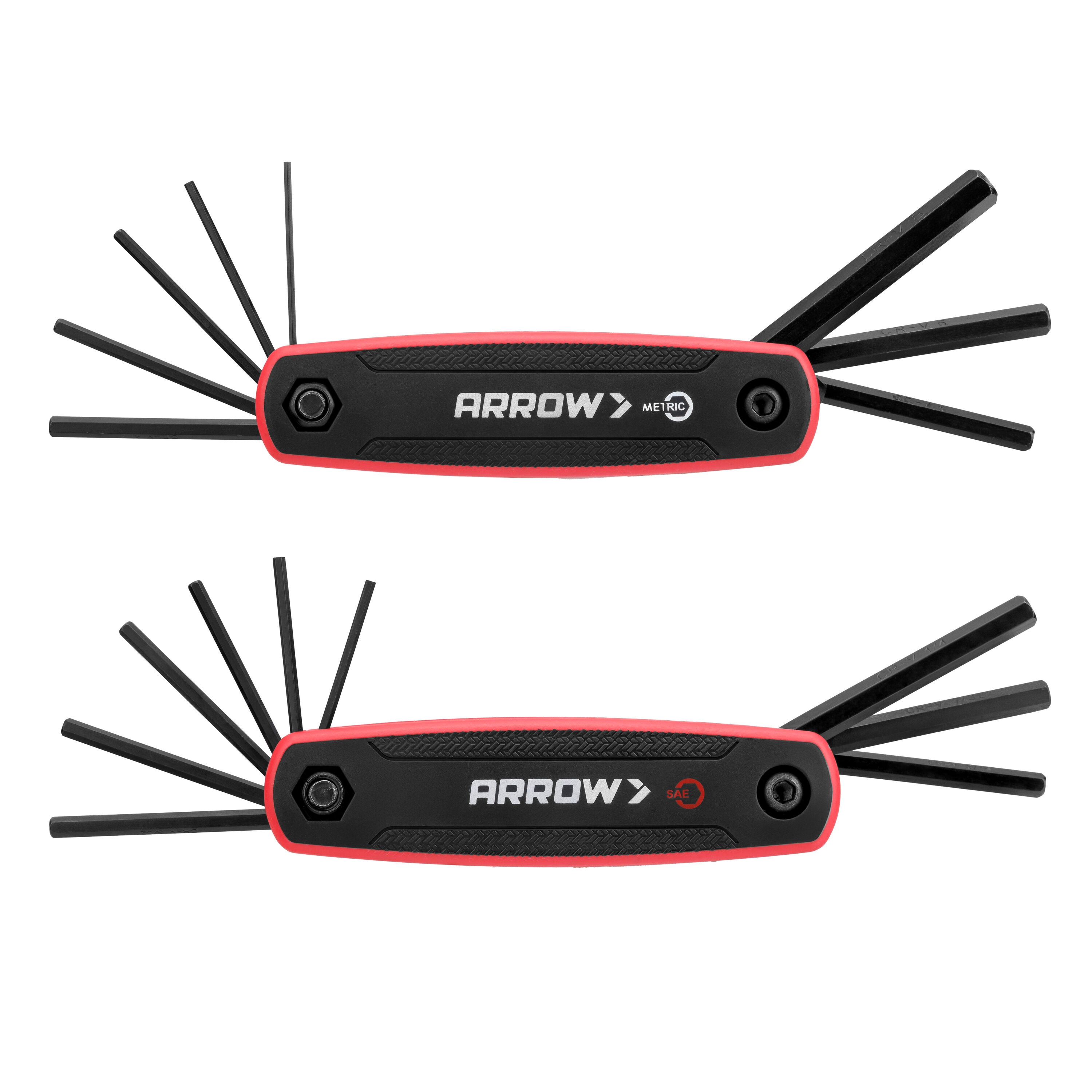 Arrow Fastener Assorted Metric and standard (SAE) 16 -Pieces Hex key set - Image 1