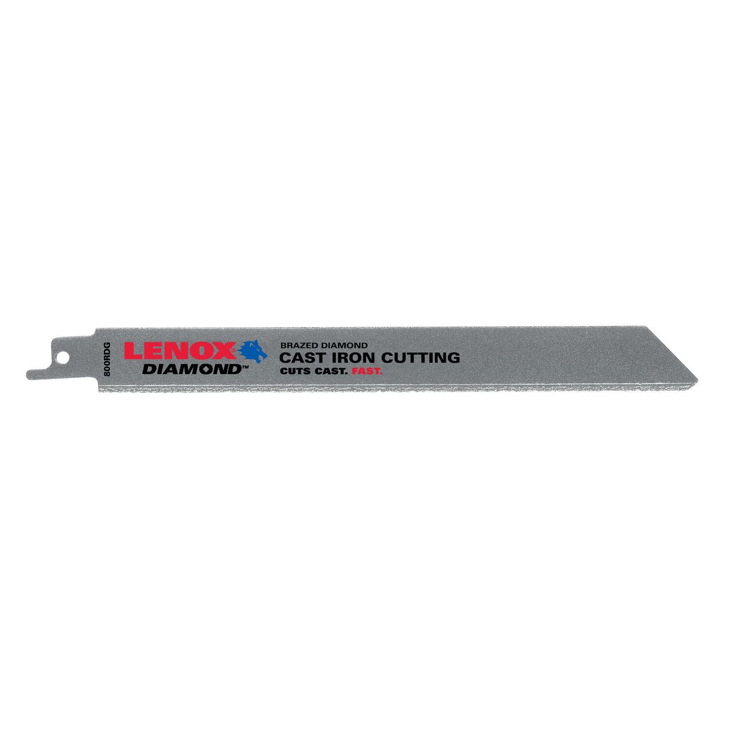 LENOX Diamond Diamond grit 8-in Grit Wood/Metal cutting Reciprocating Saw Blade - Image 1