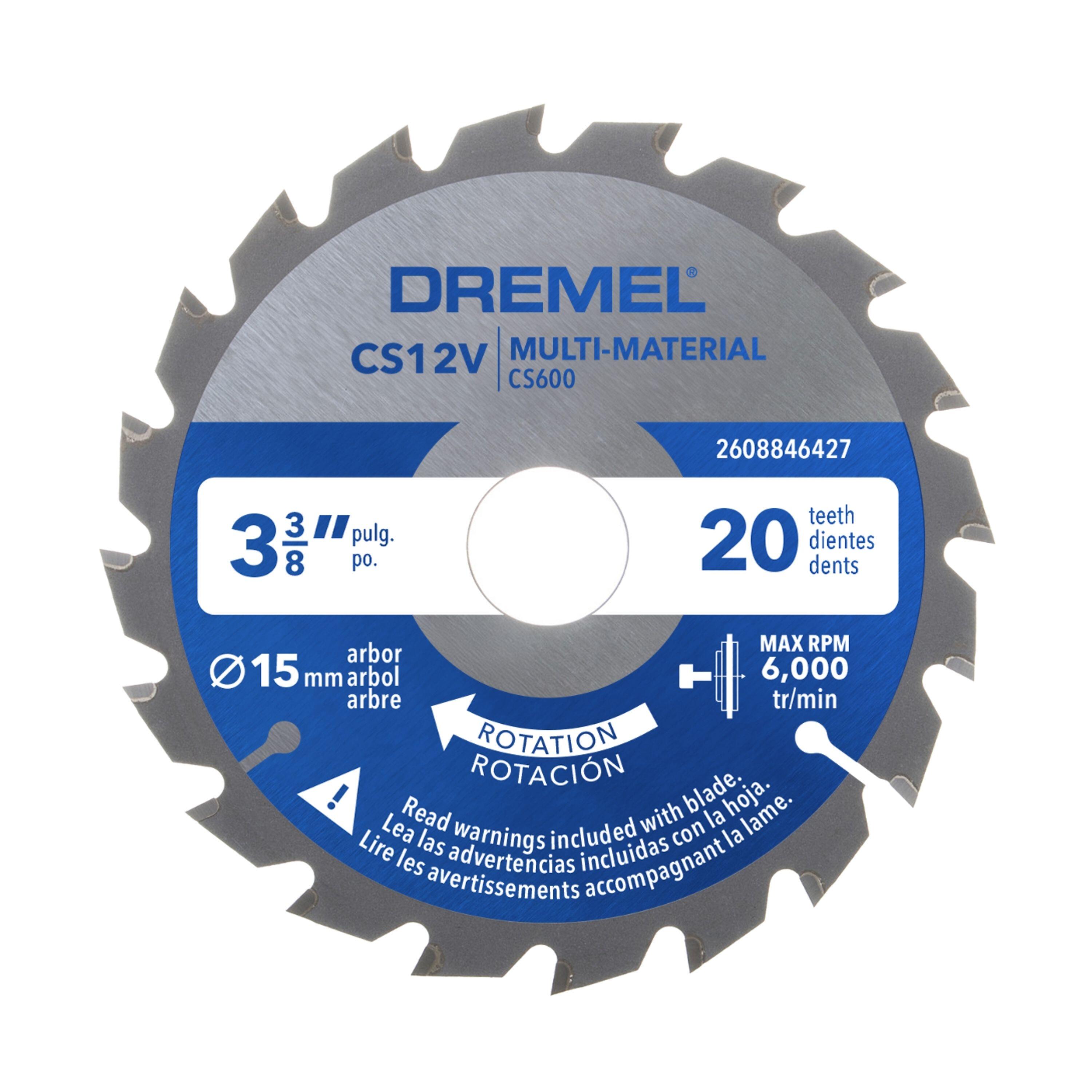 Dremel Blueprint 3-3/8-in 20 -Tooth Carbide Circular saw blade Individual - Image 1
