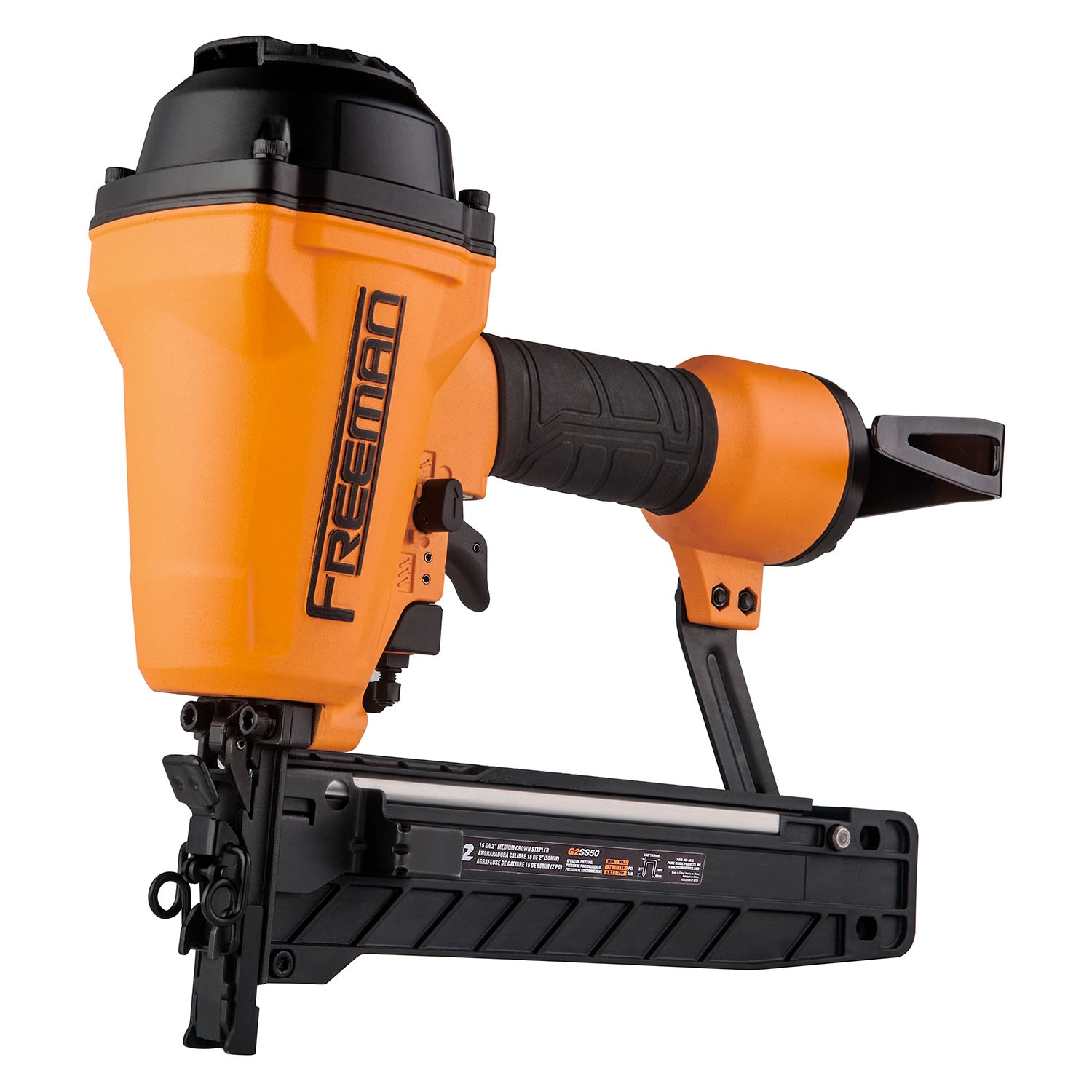 FREEMAN Freeman G2 Pneumatic Tools 16 -Gauge 7/16-in Medium crown Construction Pneumatic Stapler - Image 1