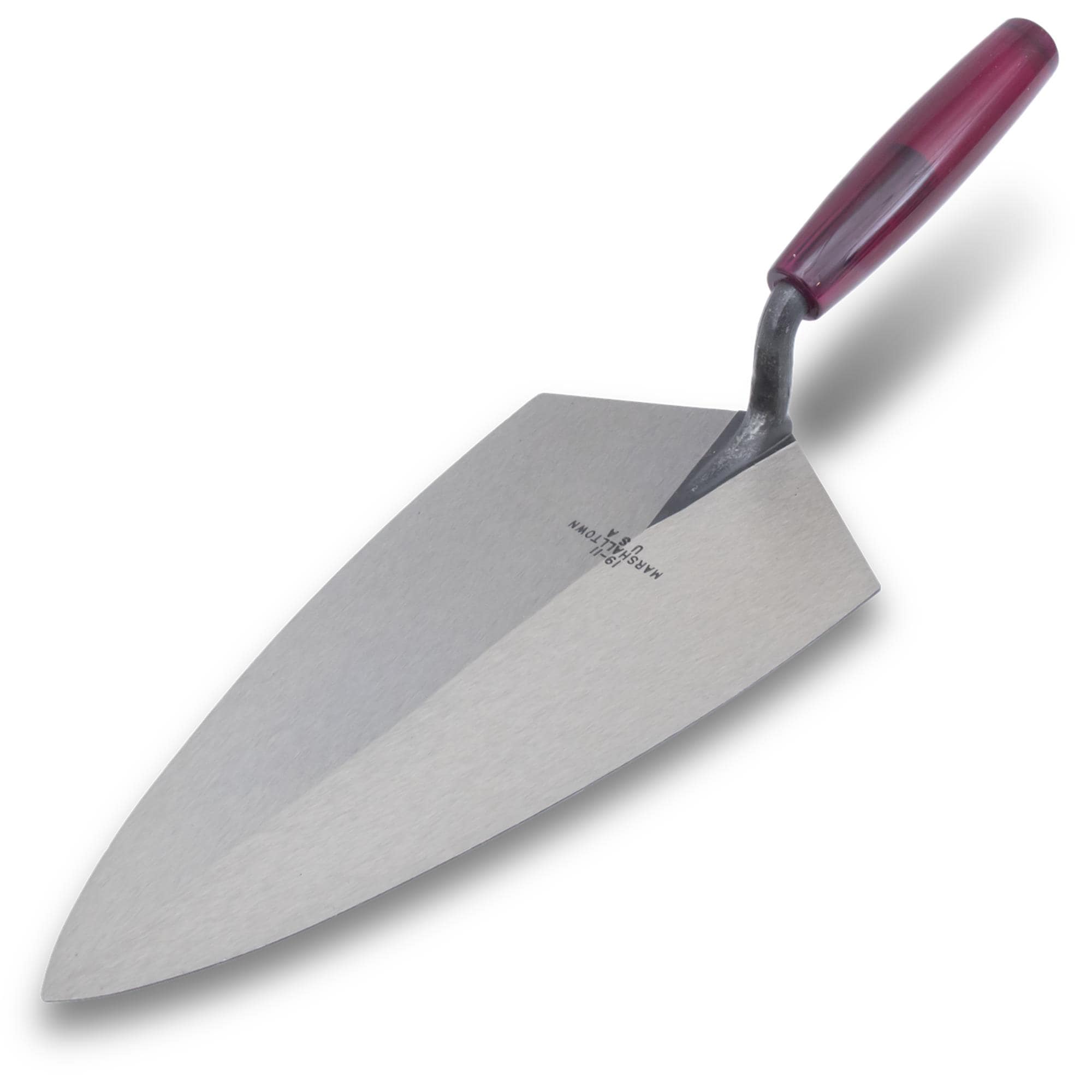Marshalltown 12-in x 6-in High carbon steel Brick Plastic Handle Trowel - Image 1
