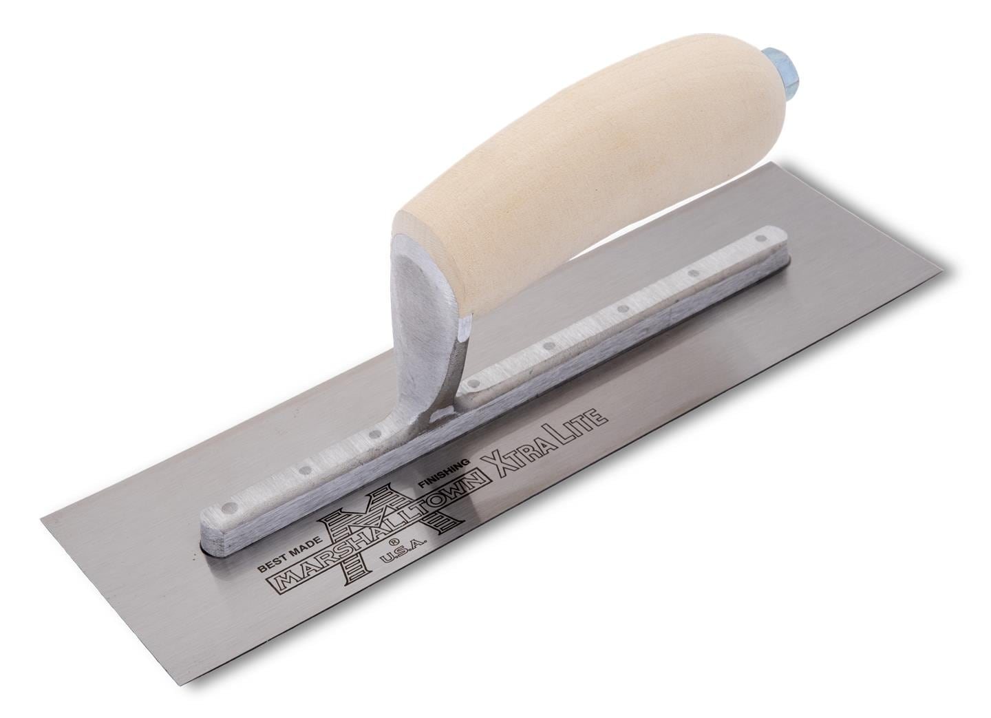 Marshalltown 10-in x 4-in High carbon steel Finishing Concrete Trowel - Image 1