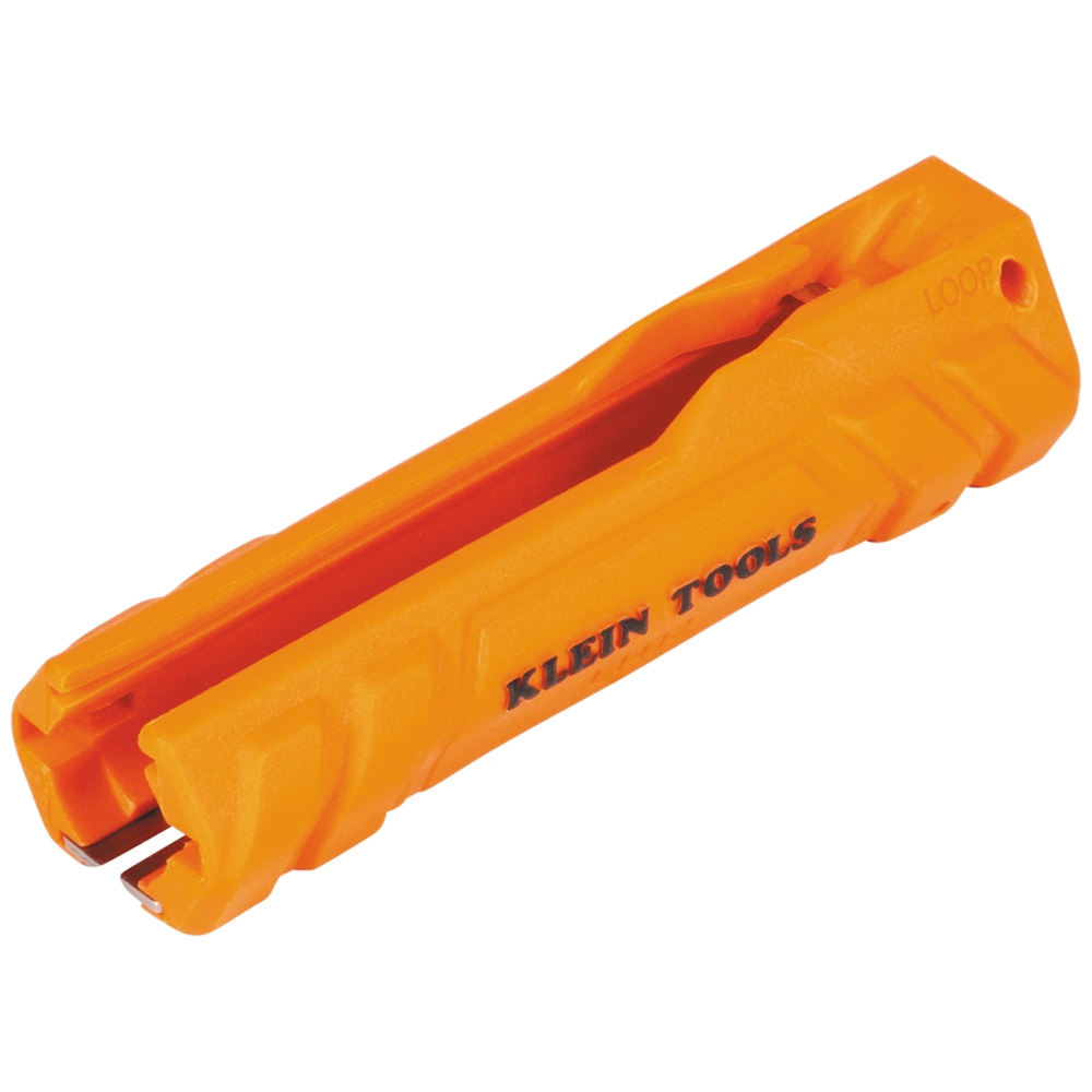 Klein Tools L1412 5-in-1 Cable Stripping Tool for 12-14 AWG, NM Cable Ripper (12/2 and 14/2 Romex), Magnetic with Wire Looping Hole - Image 1
