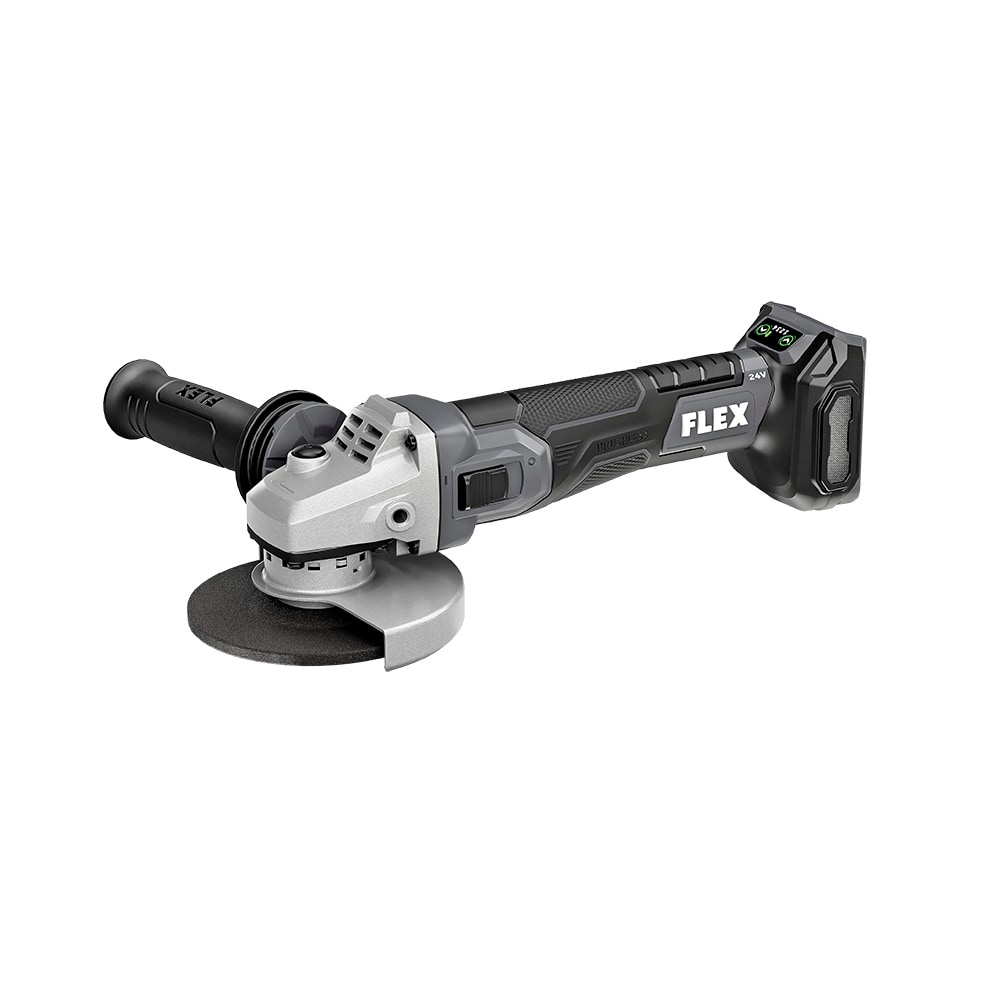 FLEX 24V 5-IN. VARIABLE SPEED ANGLE GRINDER WITH SIDE SWITCH (Bare Tool) - Image 1