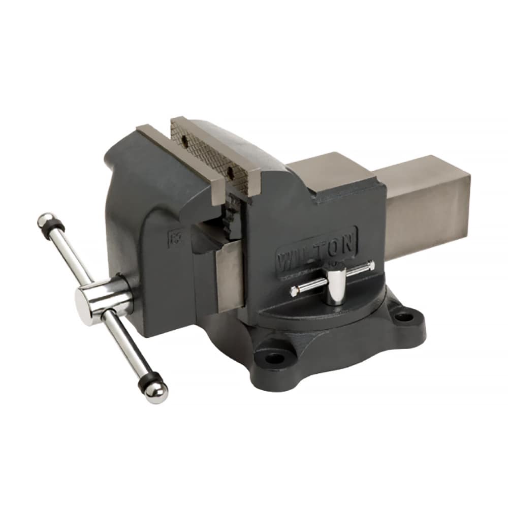 Shop Bench Vise, 4 in. Jaw Width, 4 in. Max Jaw Opening, 2-3/4 in. Throat (WS4) - Image 1