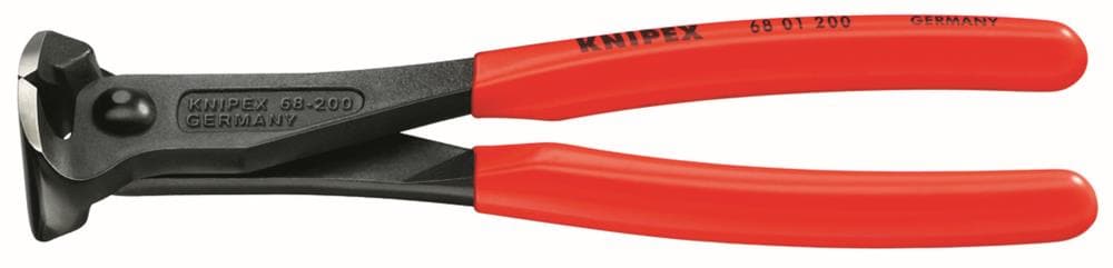 Knipex 8 Inch Steel End Cutting Nippers with Plastic Handle - Image 1