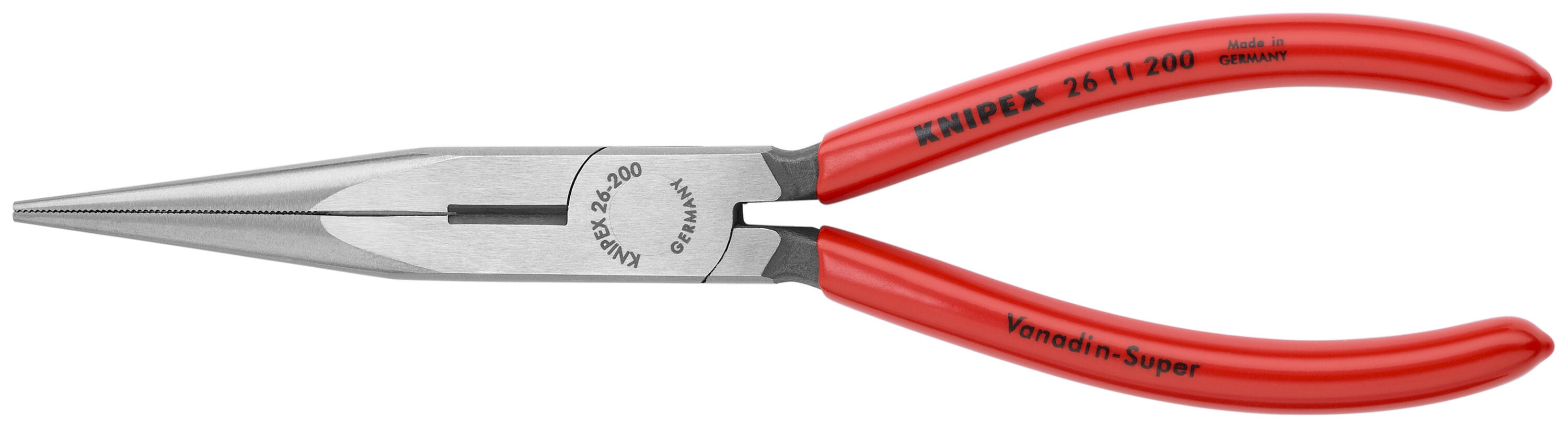 KNIPEX Tools - Long Nose Pliers With Cutter (2611200), 8 - Image 1