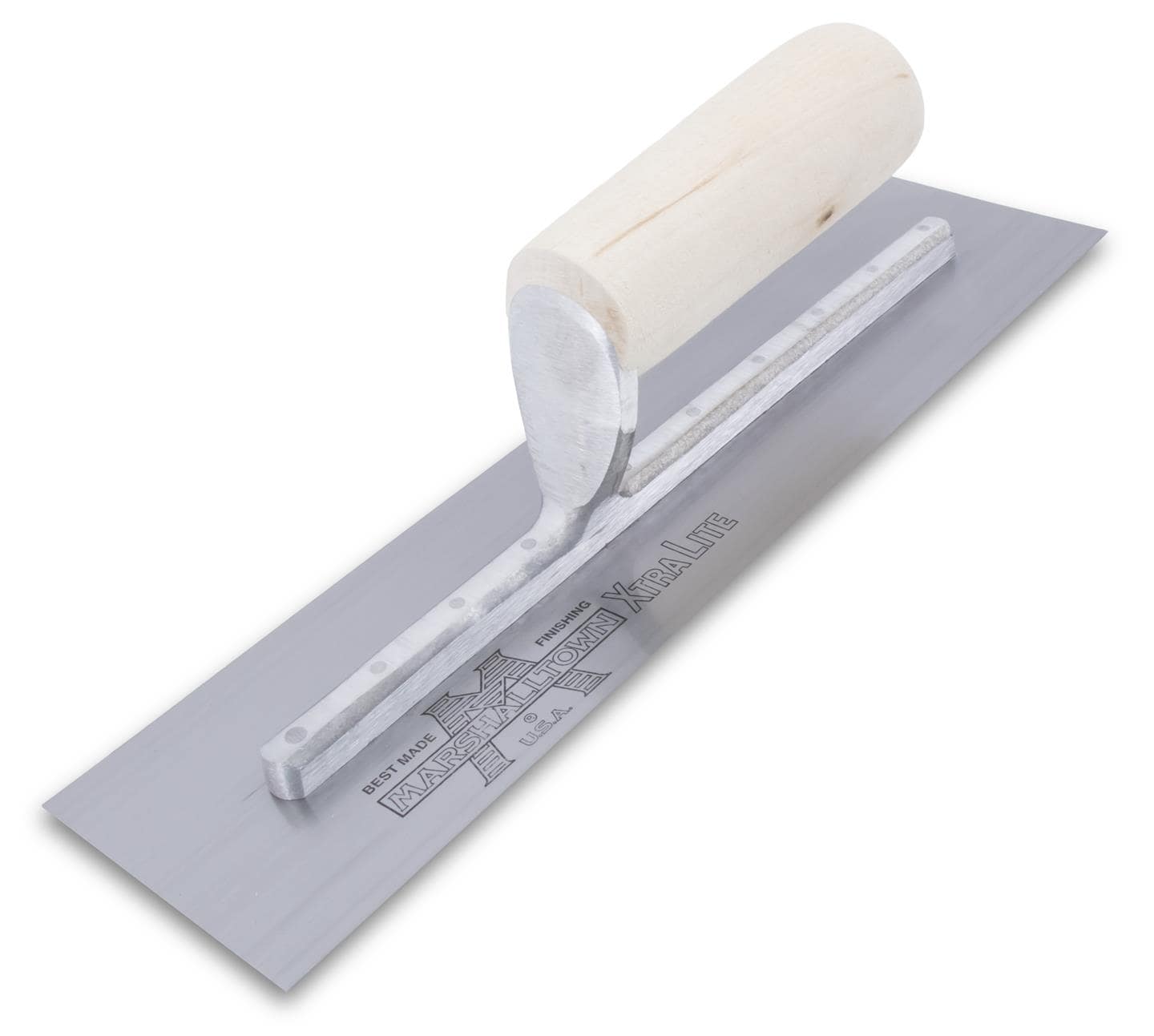Marshalltown 12-in x 4-in High carbon steel Finishing Concrete Trowel - Image 1