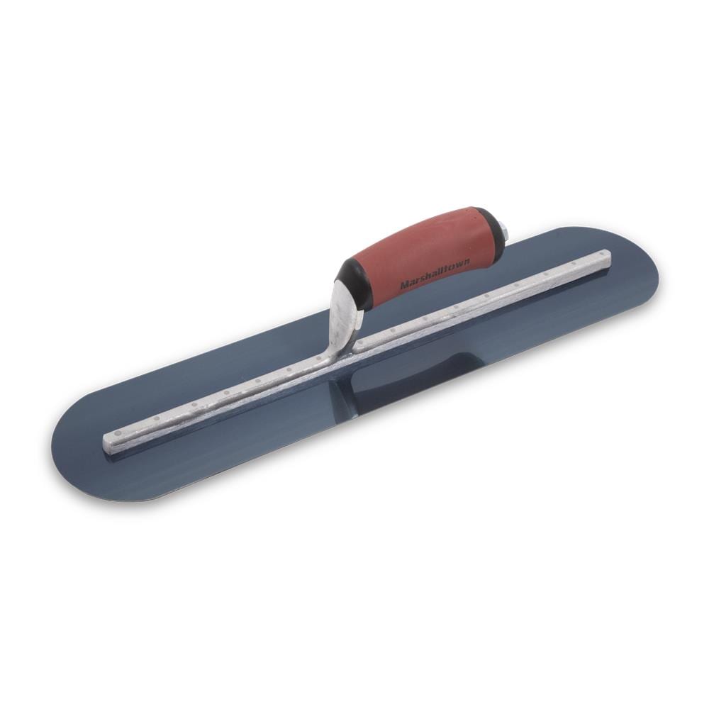 Marshalltown 18-in x 4-in Blue steel Finishing Concrete Trowel - Image 1