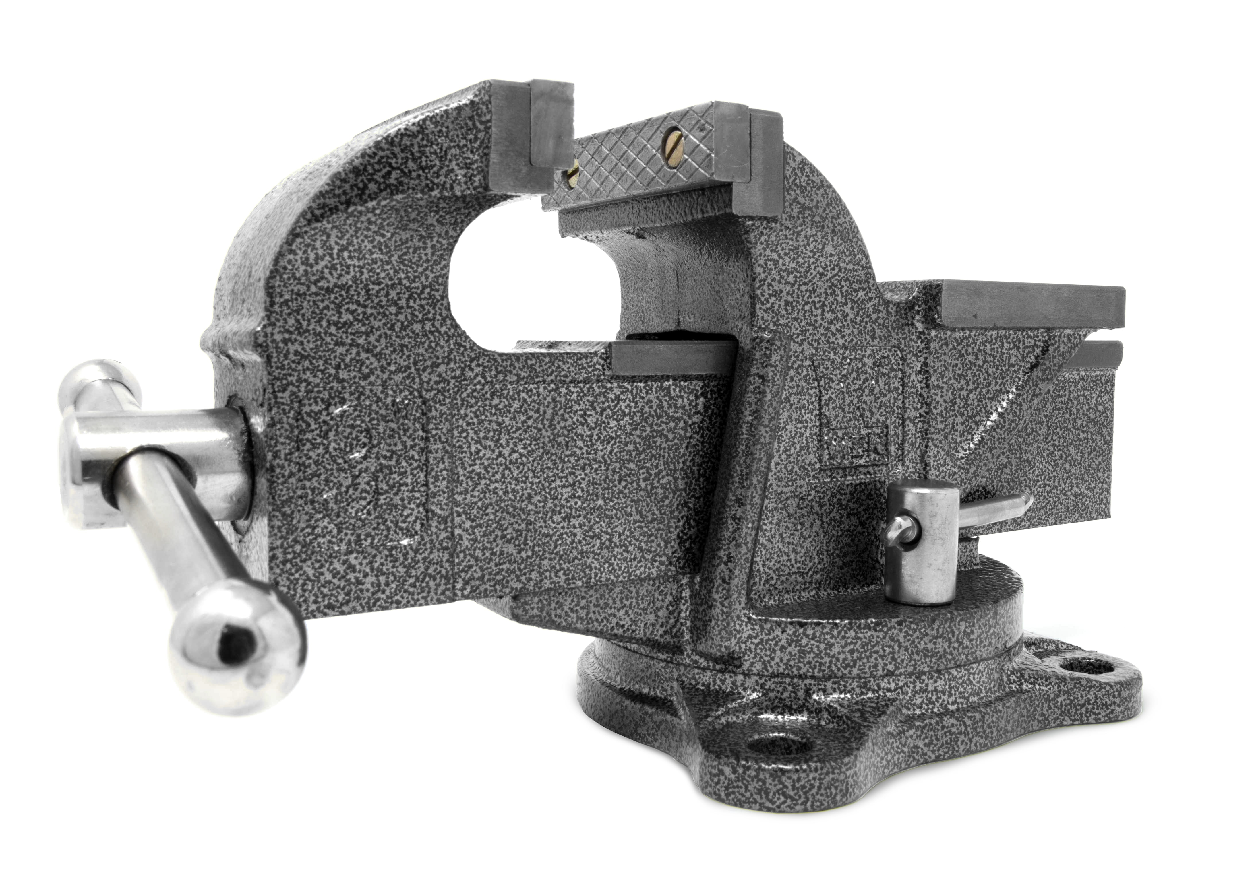 WEN 3-Inch Heavy Duty Cast Iron Bench Vise with Swivel Base - Image 1
