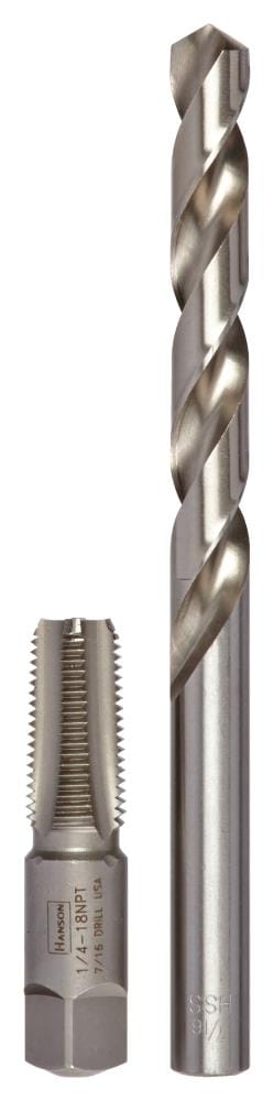 IRWIN HANSON 1/4-in Npt (Pipe) 2-Pack Tap and Drill Set - Image 1