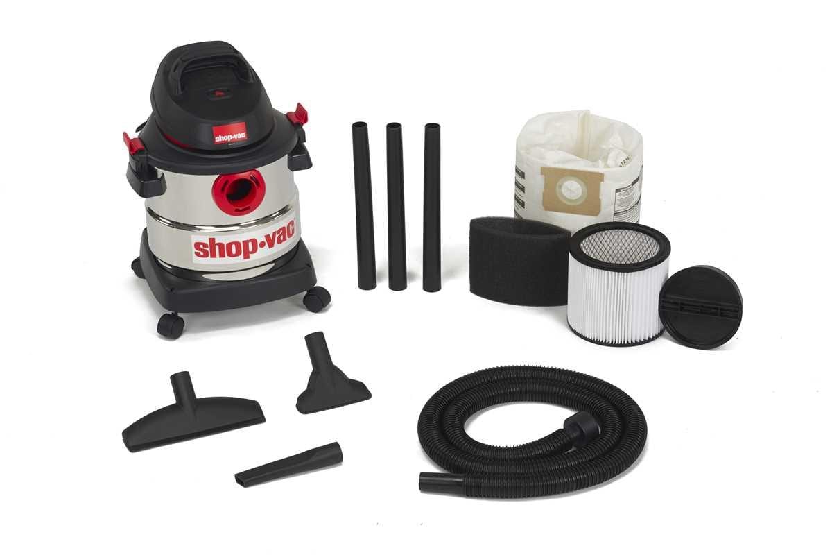 Shop-Vac 5-Gallon 4.5 HP Corded Wet/Dry Shop Vacuum with Accessories Included - Image 1