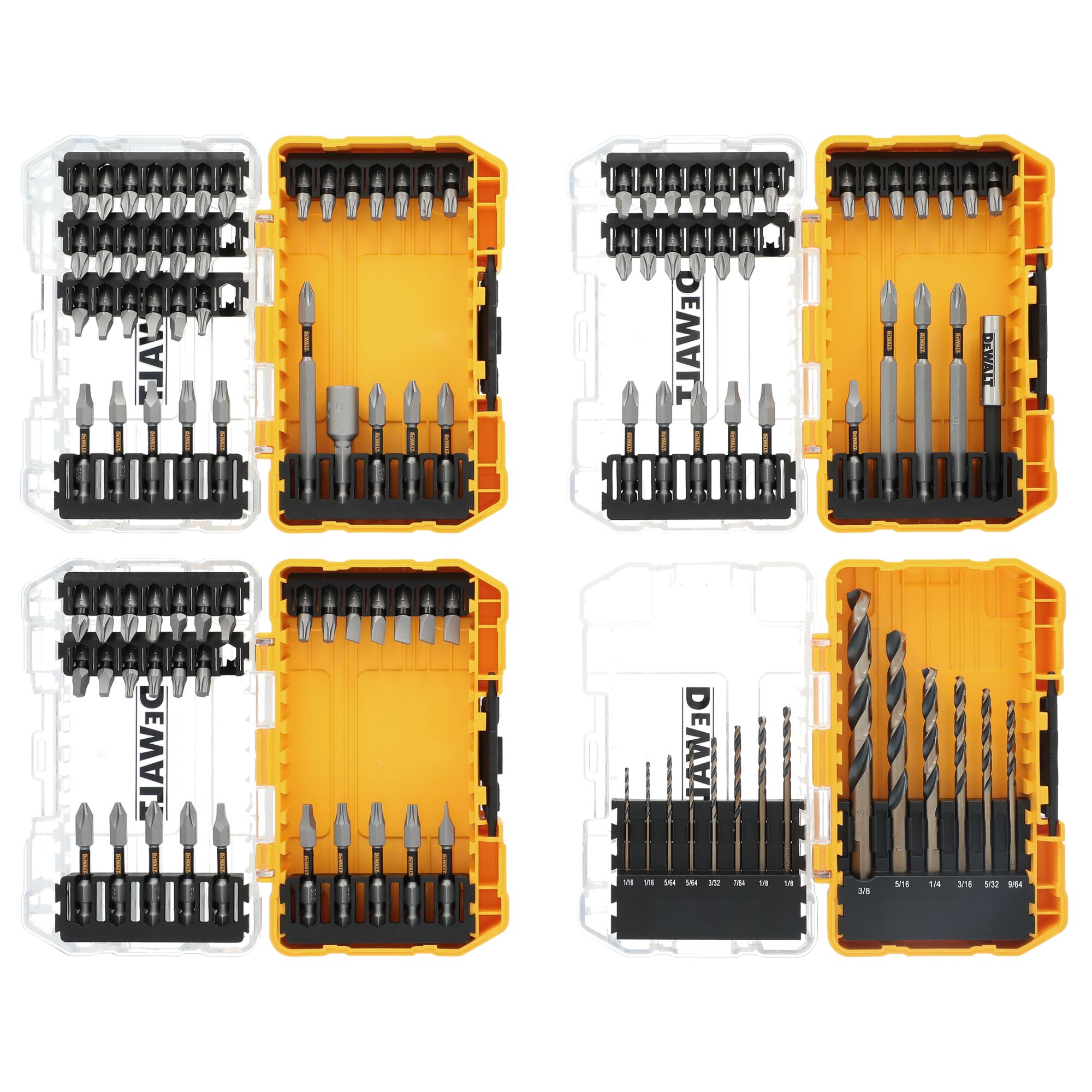 DEWALT TOUGH GRIP Screwdriver Bit Set 110 -Piece - Image 1