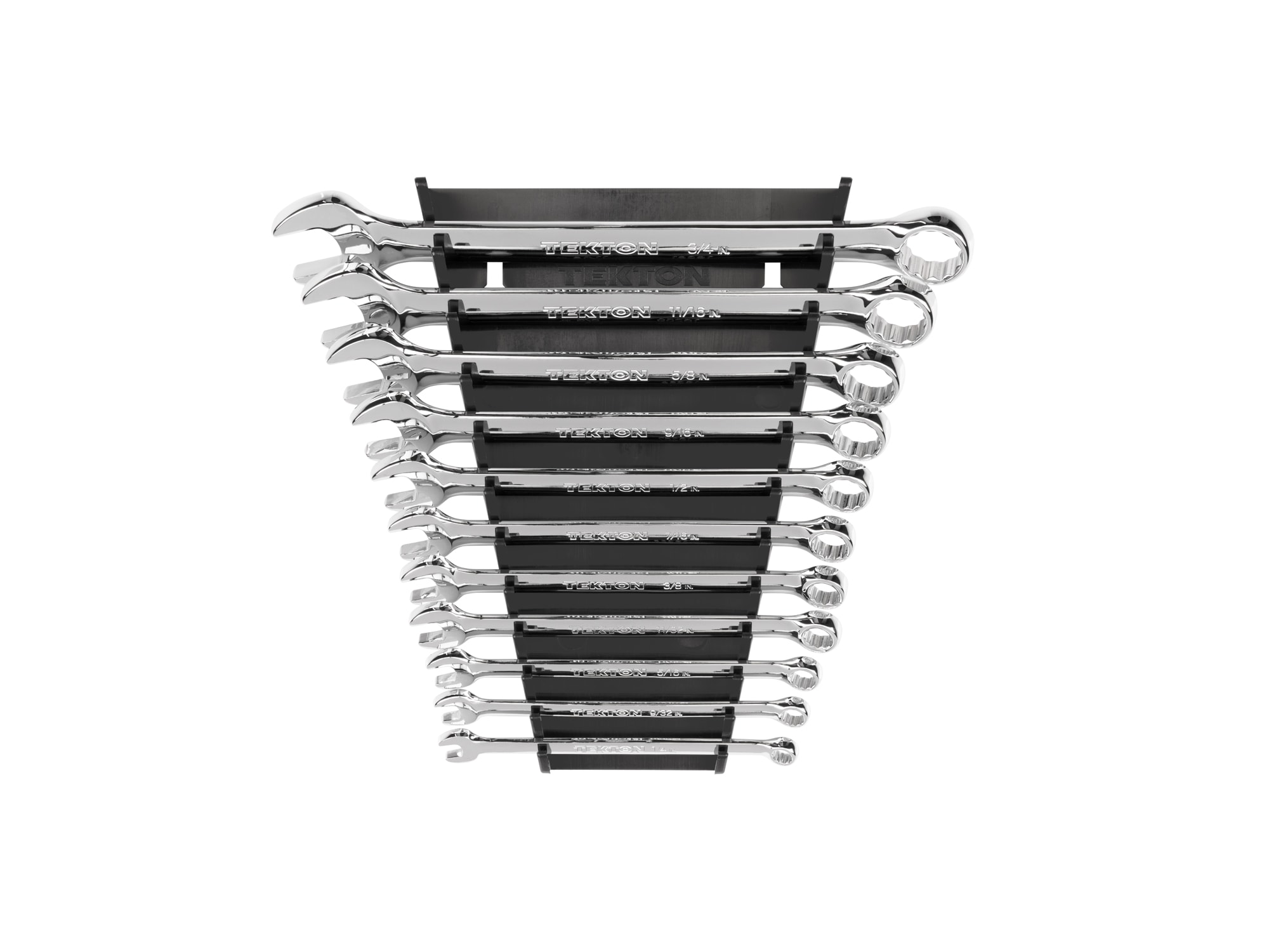 TEKTON 11 -Piece Set 12-point Standard (SAE) Standard Combination Wrench Includes Hard Case - Image 1