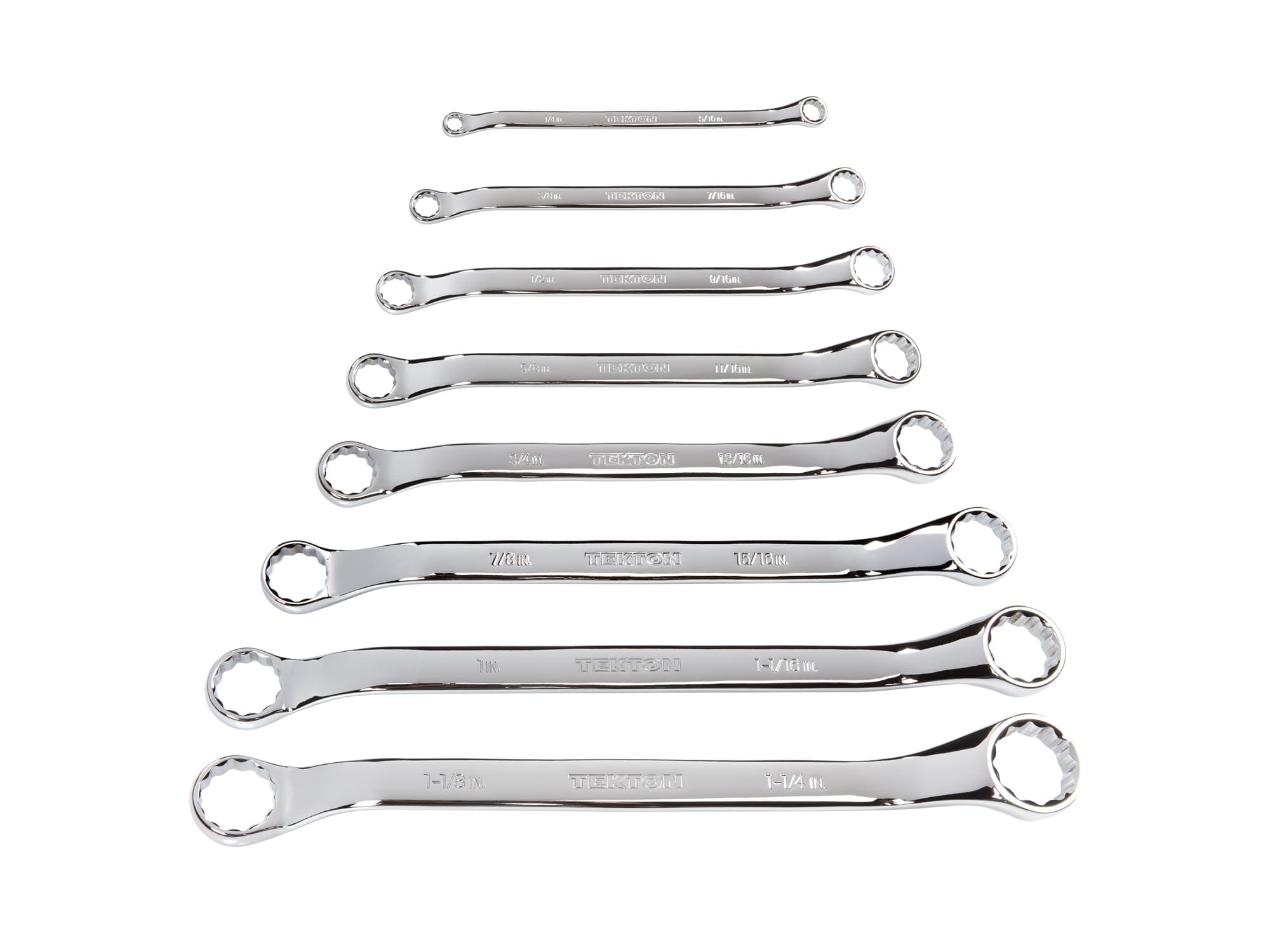 TEKTON 8 -Piece Set 12-point Standard (SAE) Offset Box end Wrench (no case) - Image 1