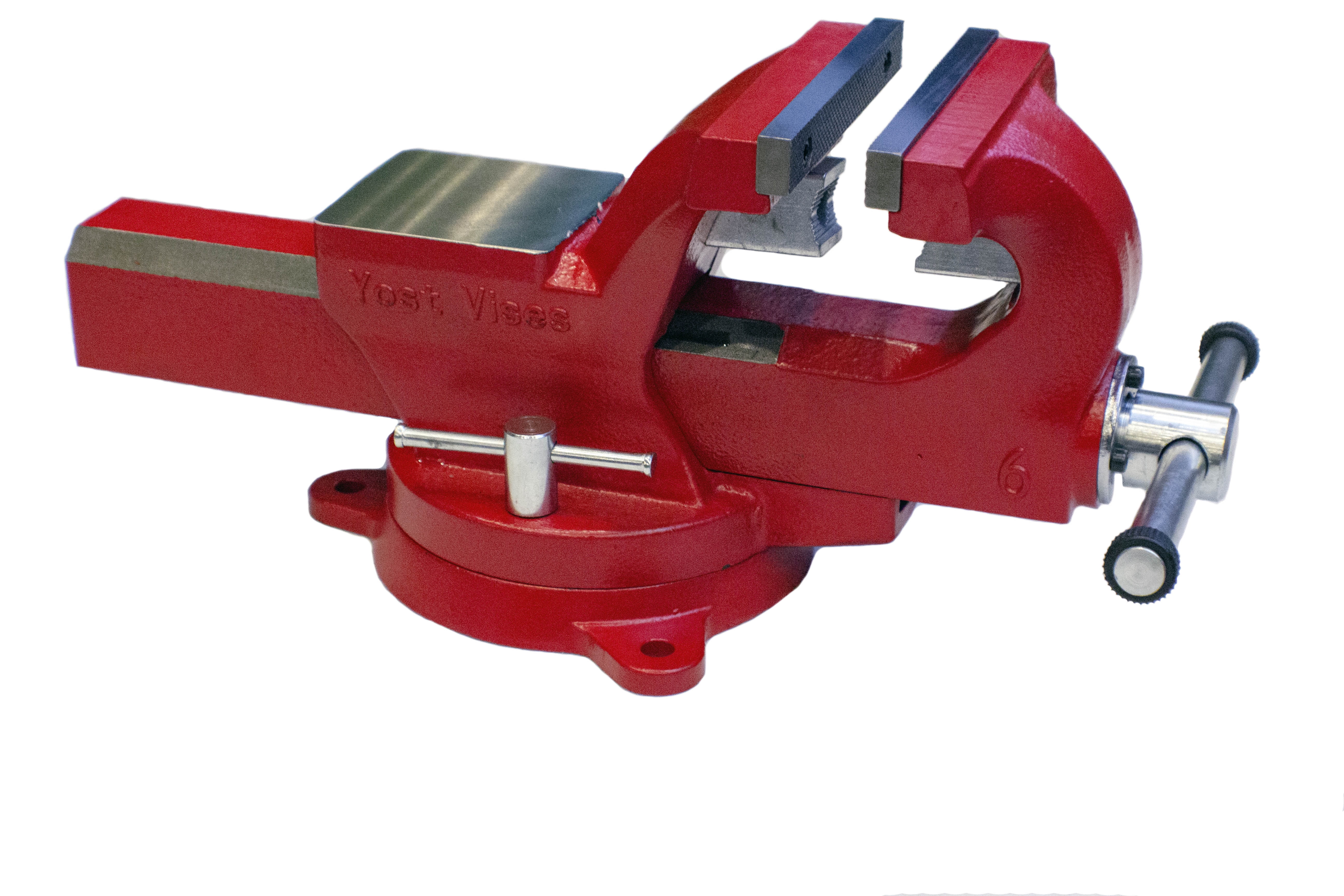 Yost Vises ADI-6, 6 Inch 130,000 PSI Austempered Ductile Iron Bench Vise with 360-Degree Swivel Base superseding Yost FSV-6 - Image 1