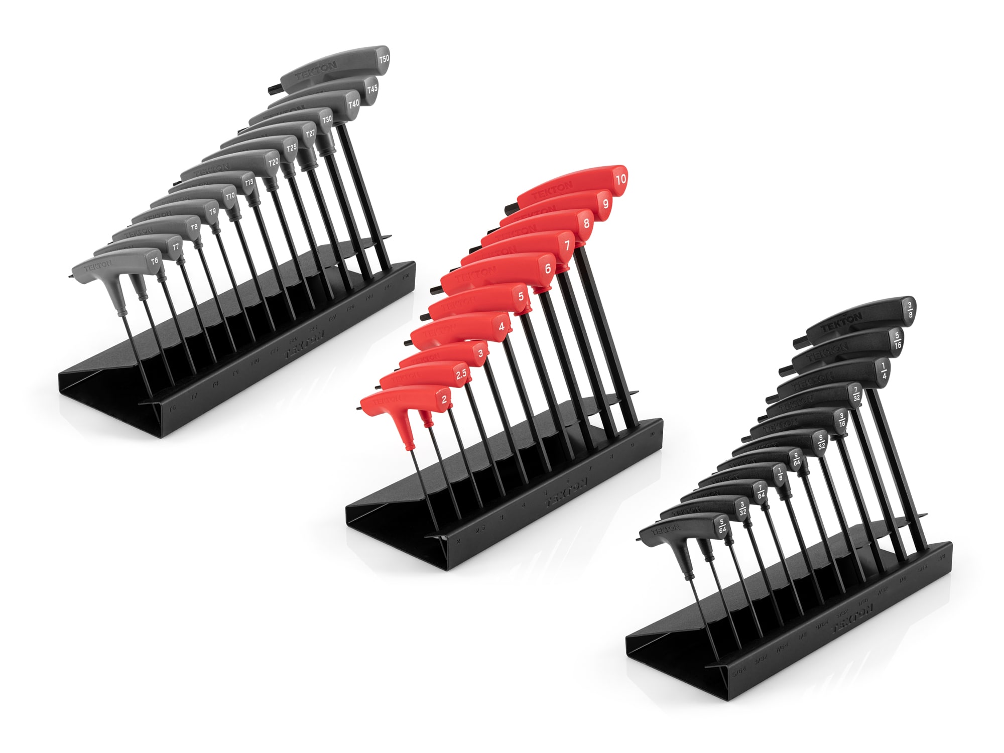 TEKTON Assorted T-Handle Metric and standard (SAE) 34 -Pieces Hex/Torx key set - Image 1