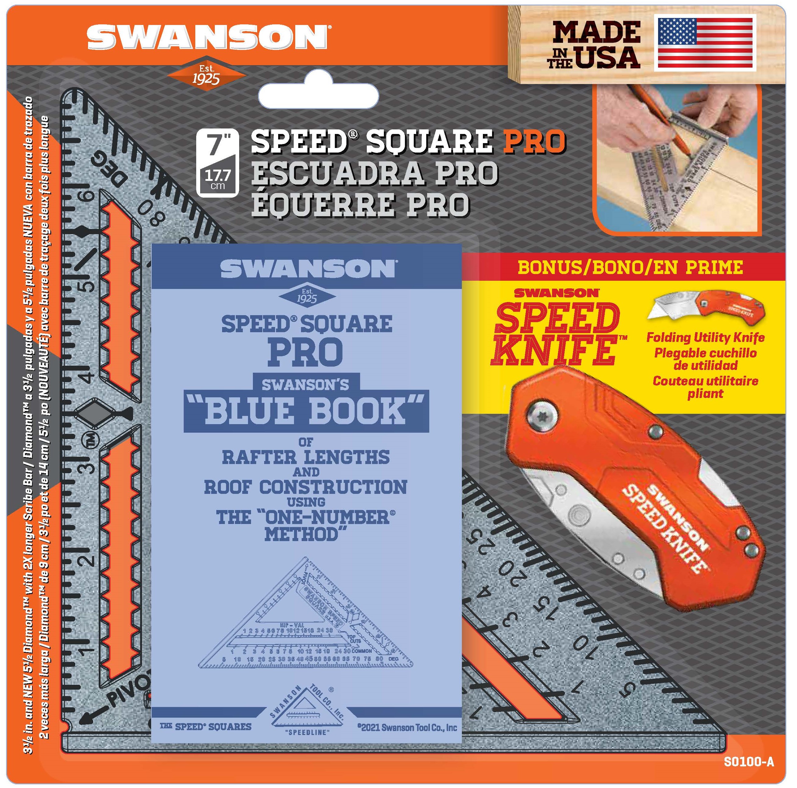 Swanson Tool Company Aluminum Measuring layout tool - Image 1