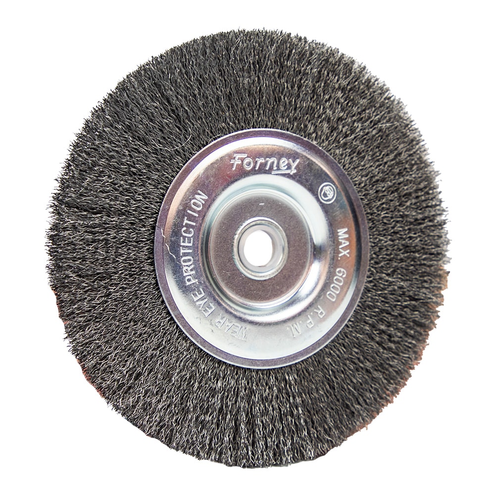 Forney Wire Wheel 6-in Fine Wire Wheel 6-in Steel Drill - Image 1