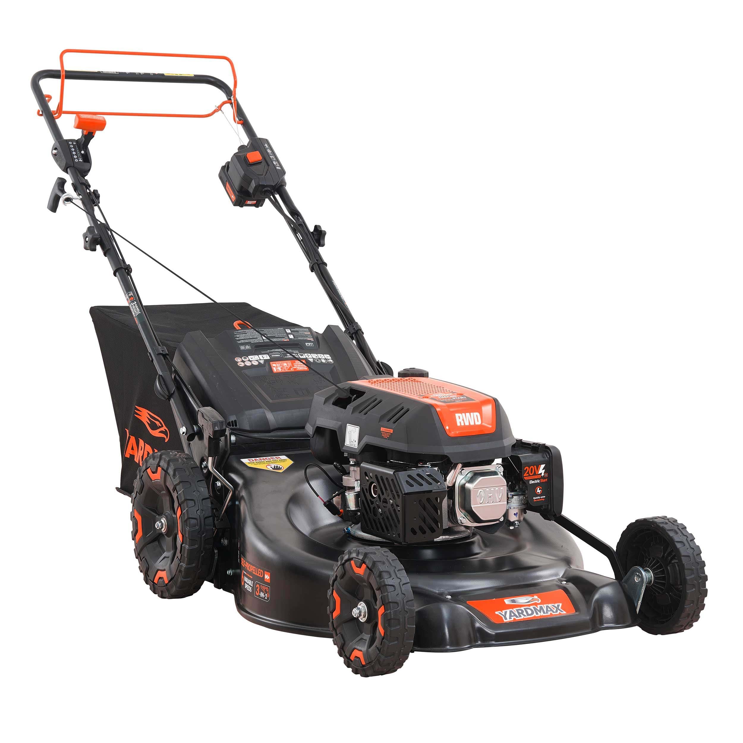 YARDMAX YG4761 24-in Gas Self-propelled lawn mower with 201-cc YARDMAX Engine - Image 1