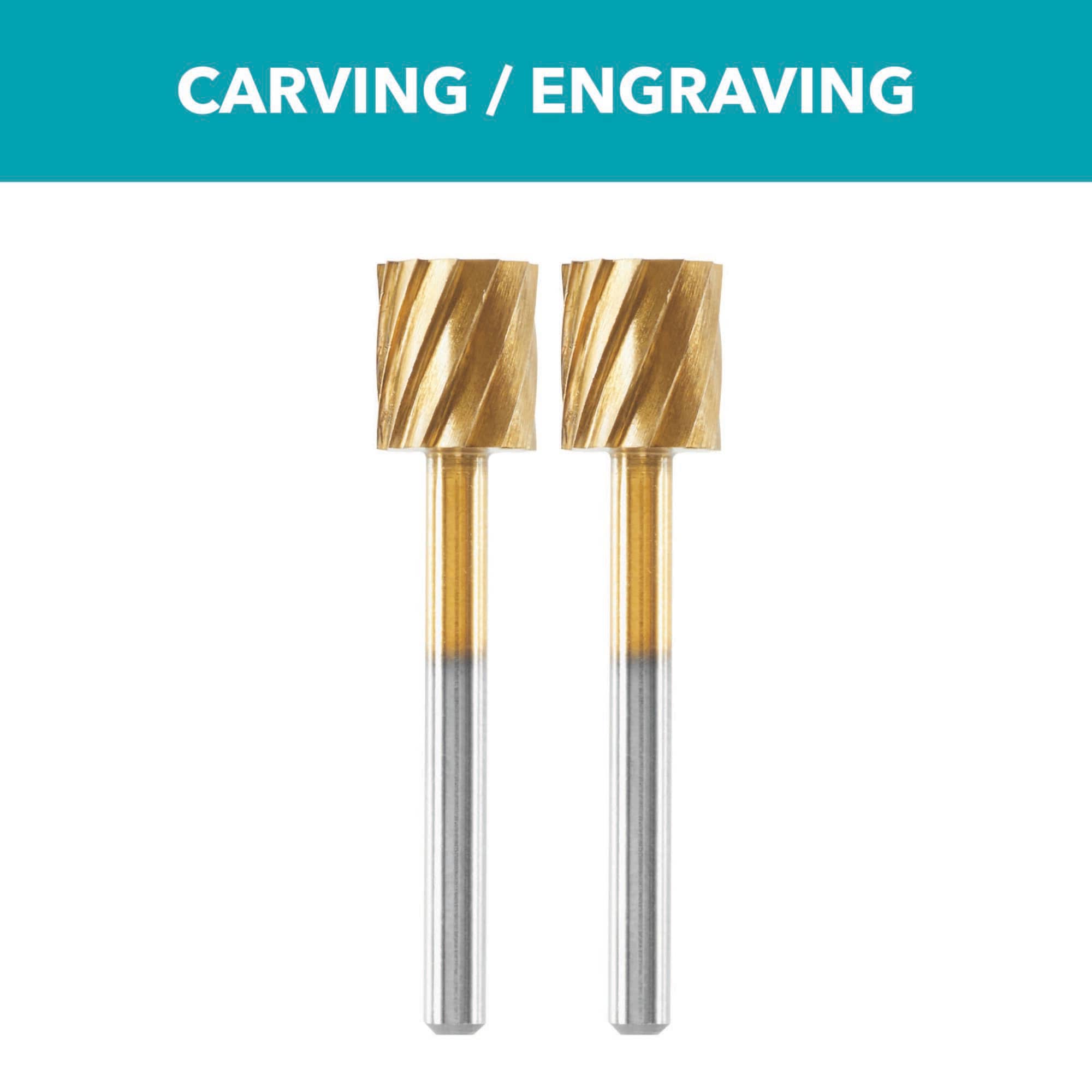 Dremel 5/16 Inch (7.9mm) High Performance Rotary Carving Bit, 2 Pieces - Image 1
