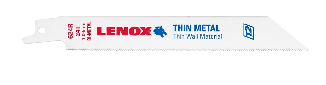 LENOX METALWOLF Bi-metal 6-in 24 TPI Metal cutting Reciprocating Saw Blade 5 -Pack - Image 1