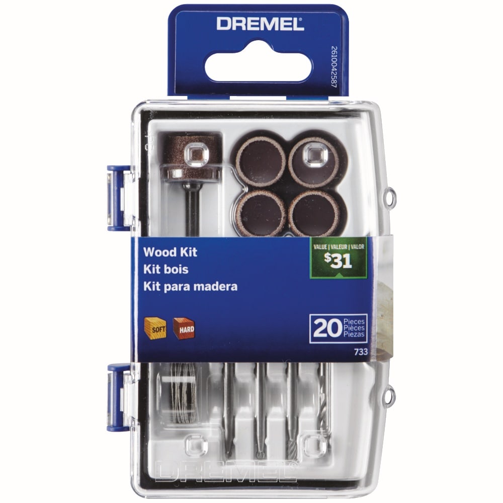 Dremel Wood Working Accessory Kit 20pc - Image 1