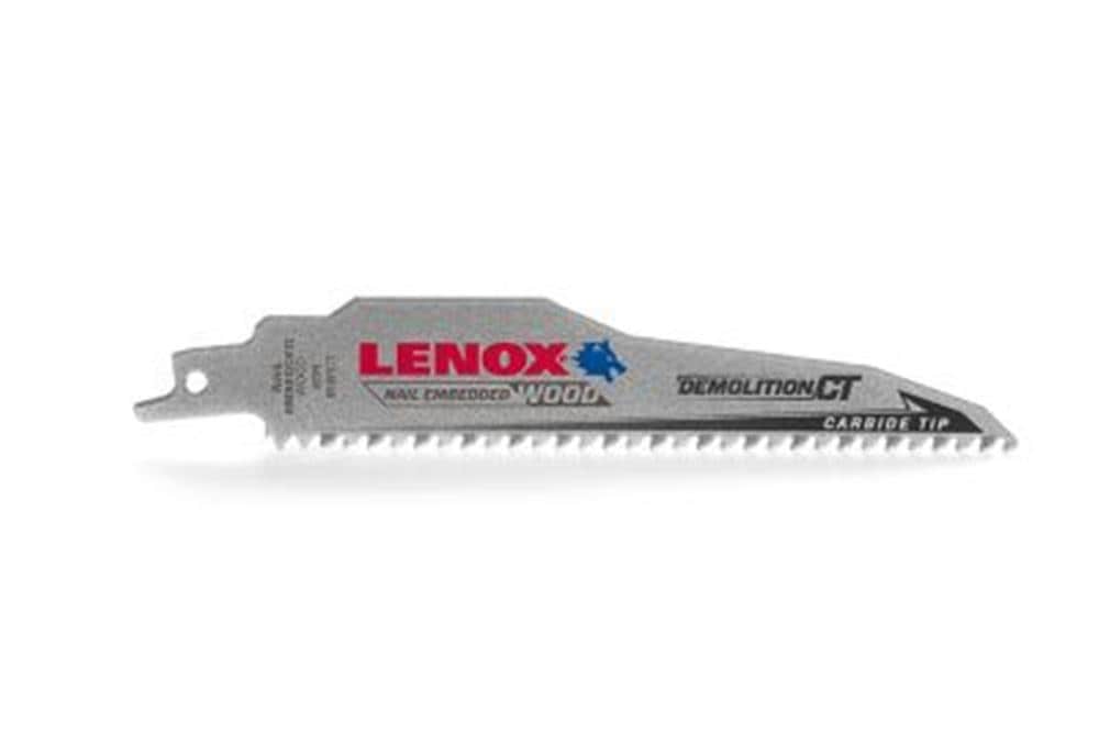 Lenox 9-in 6-Tpi Carbide Tooth Reciprocating Saw Blade - Image 1