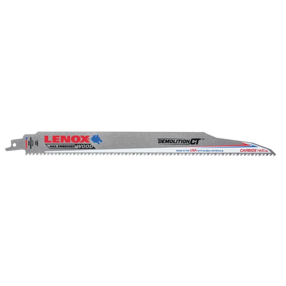 Lenox 12-in 6-Tpi Carbide Tooth Reciprocating Saw Blade - Image 1