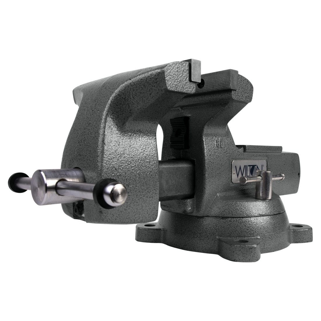 748A 8 in. Mechanics Vise with Swivel Base, 4-3/4 in. Throat Depth - Image 1