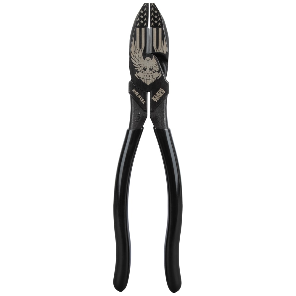 Klein Tools Limited Edition Freedom Series Lineman's Pliers, 9-Inch - Image 1