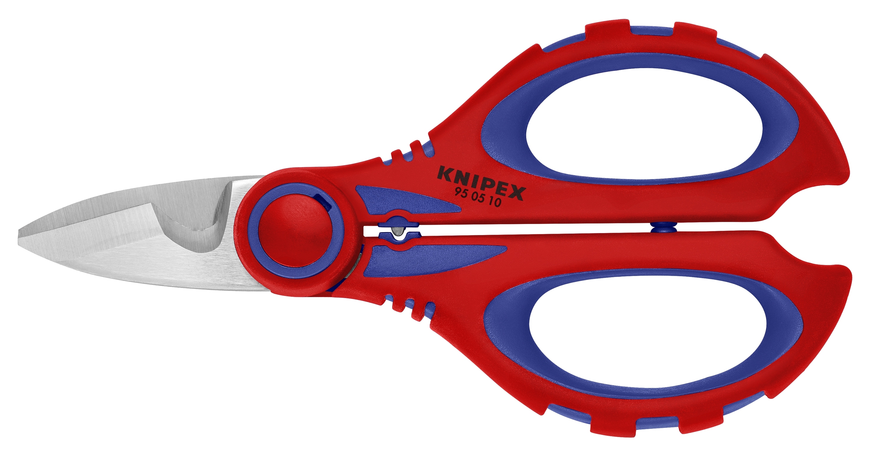Knipex 6-1/4 Inch Stainless Steel Electricians Shear with Crimper - Image 1