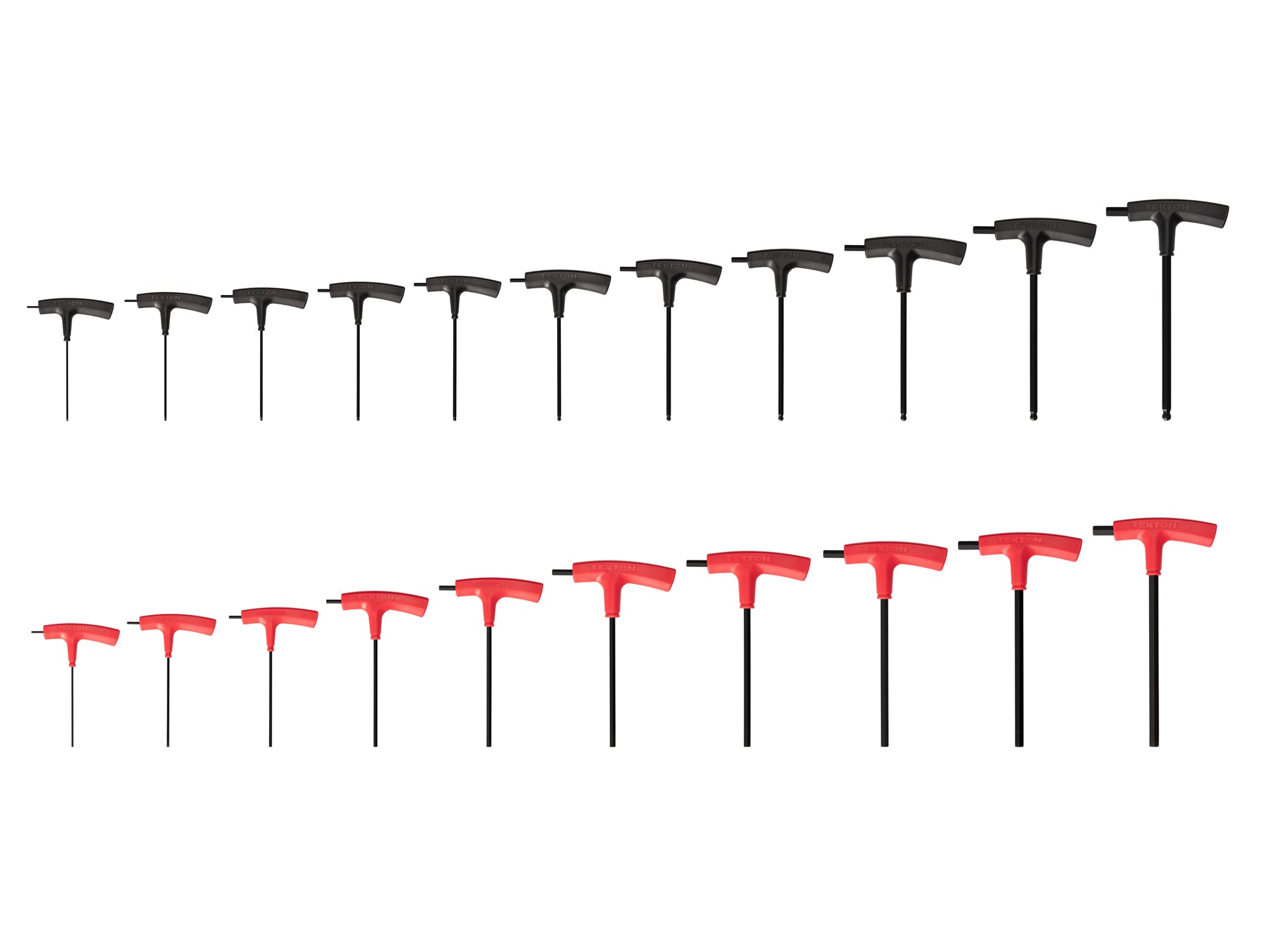 TEKTON Assorted T-Handle Metric and standard (SAE) 21 -Pieces Hex key set - Image 1
