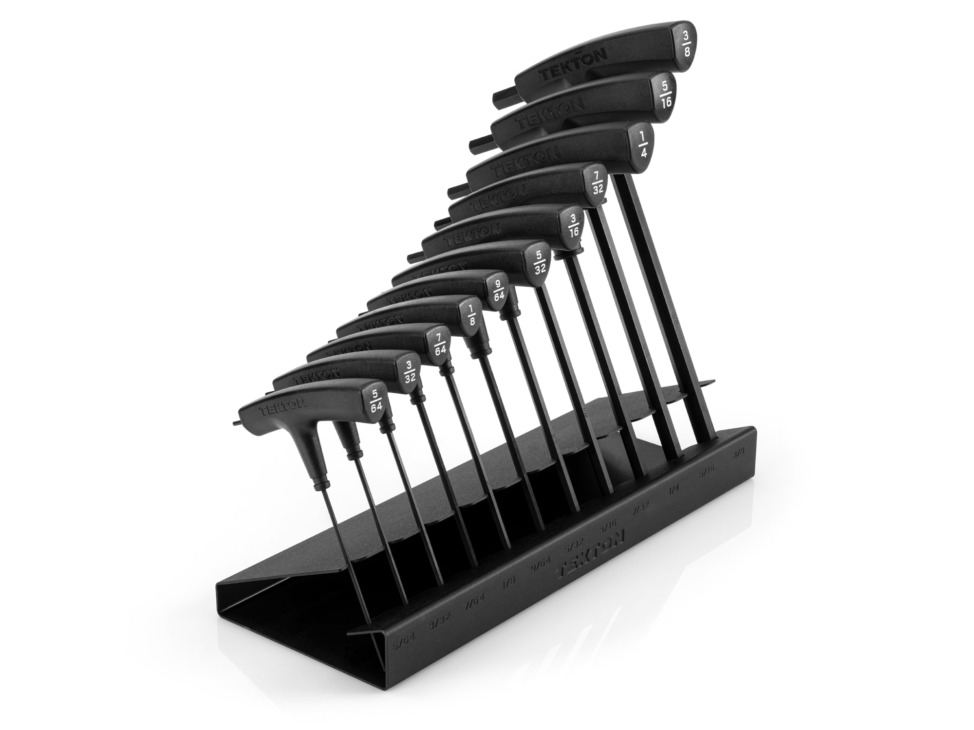 TEKTON Assorted T-Handle Standard (SAE) 11 -Pieces Hex key set - Image 1