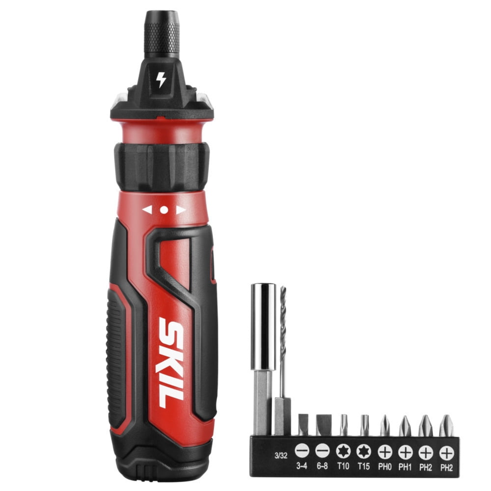 SKIL SD561201 Rechargeable 4V Screwdriver Includes 9pcs Bit, 1pc Bit Holder & USB Charging Cable - Image 1
