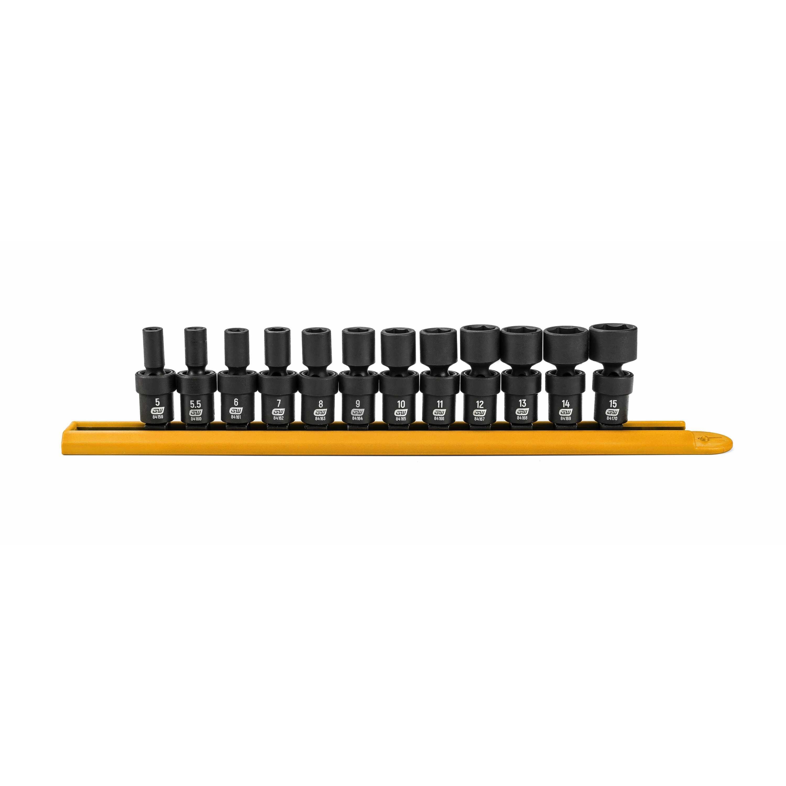 GEARWRENCH 12 -Piece Standard (SAE) 1/4-in Drive Set 6-point Impact Socket Set - Image 1