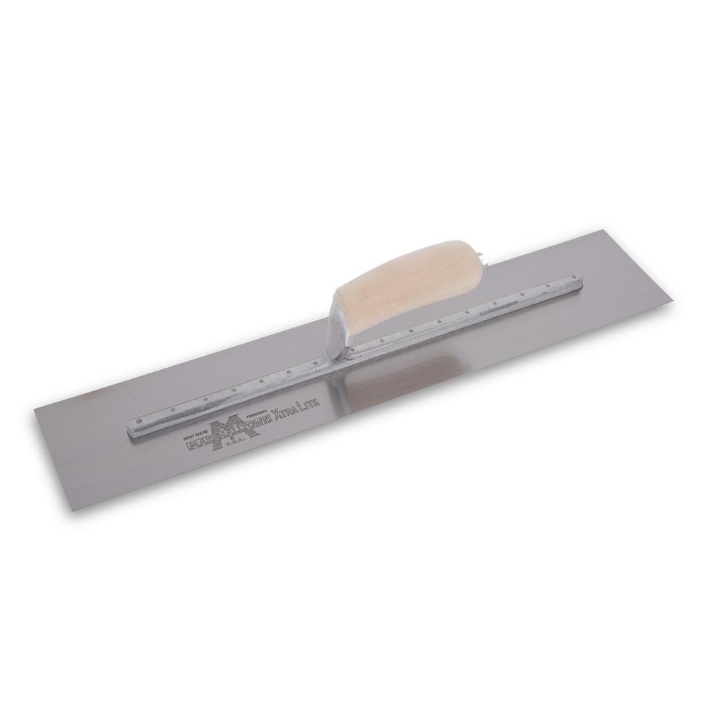 Marshalltown 18-in x 4-in High carbon steel Finishing Concrete Trowel - Image 1