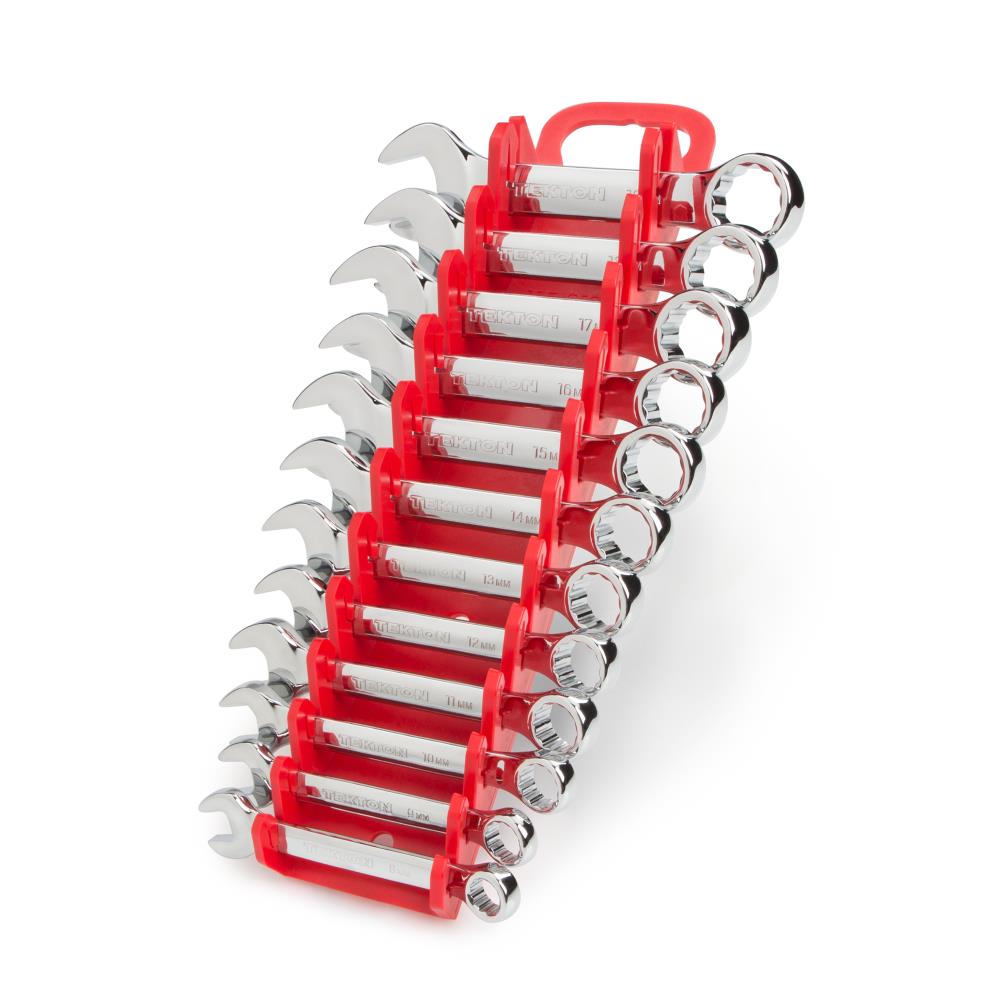 TEKTON 12 -Piece Set 12-point Metric Standard Combination Wrench Includes Hard Case - Image 1