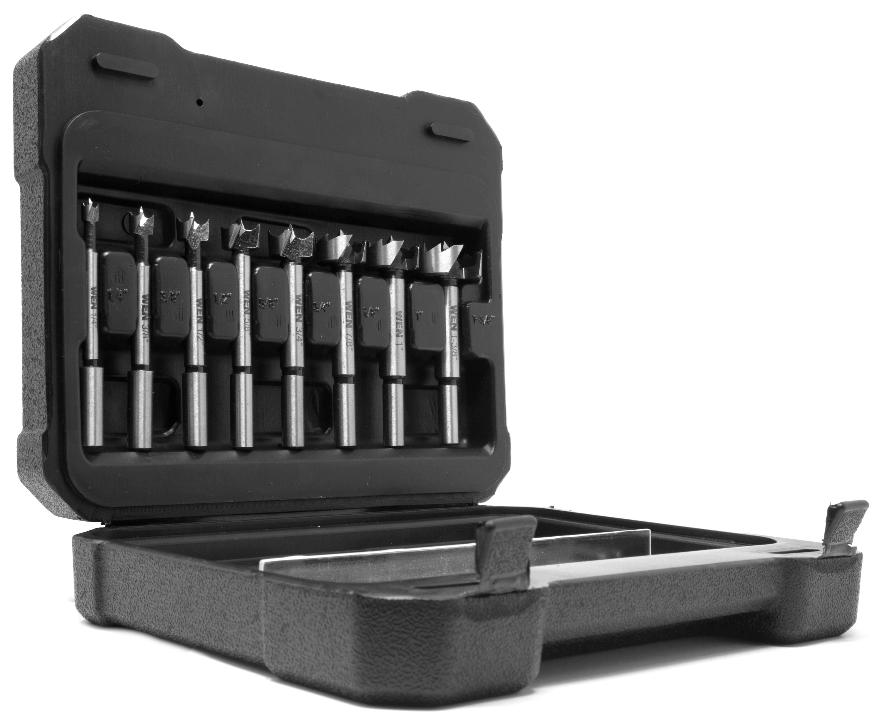 WEN 8 -Piece 1-3/8-in x Assorted Woodboring Forstner bit Drill Bit Set - Image 1