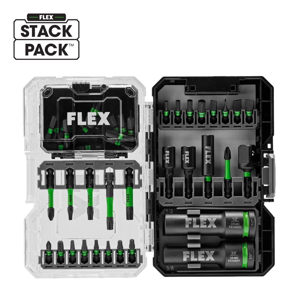 FLEX Impacks Impact Drill & Driver Bit Set 45pc - Image 1