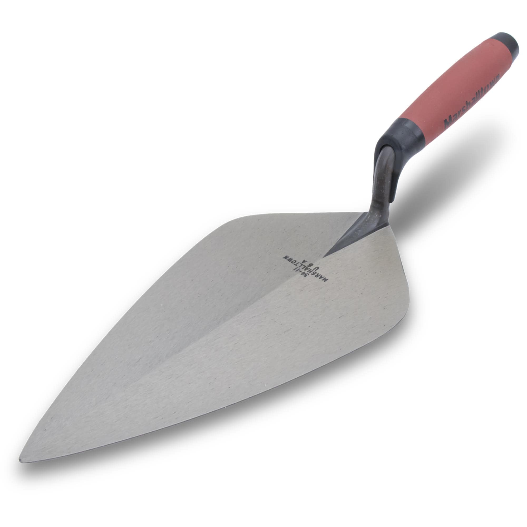 Marshalltown 11-in x 5.75-in High carbon steel Brick Rubber Handle Trowel - Image 1