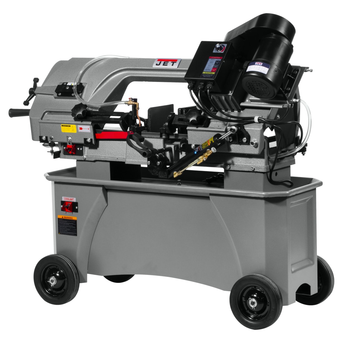 7 in. x 12 in. 1 HP,115-Volt Metalworking Variable Speed Horizontal Vertical Bandsaw Deluxe 1Ph - Image 1