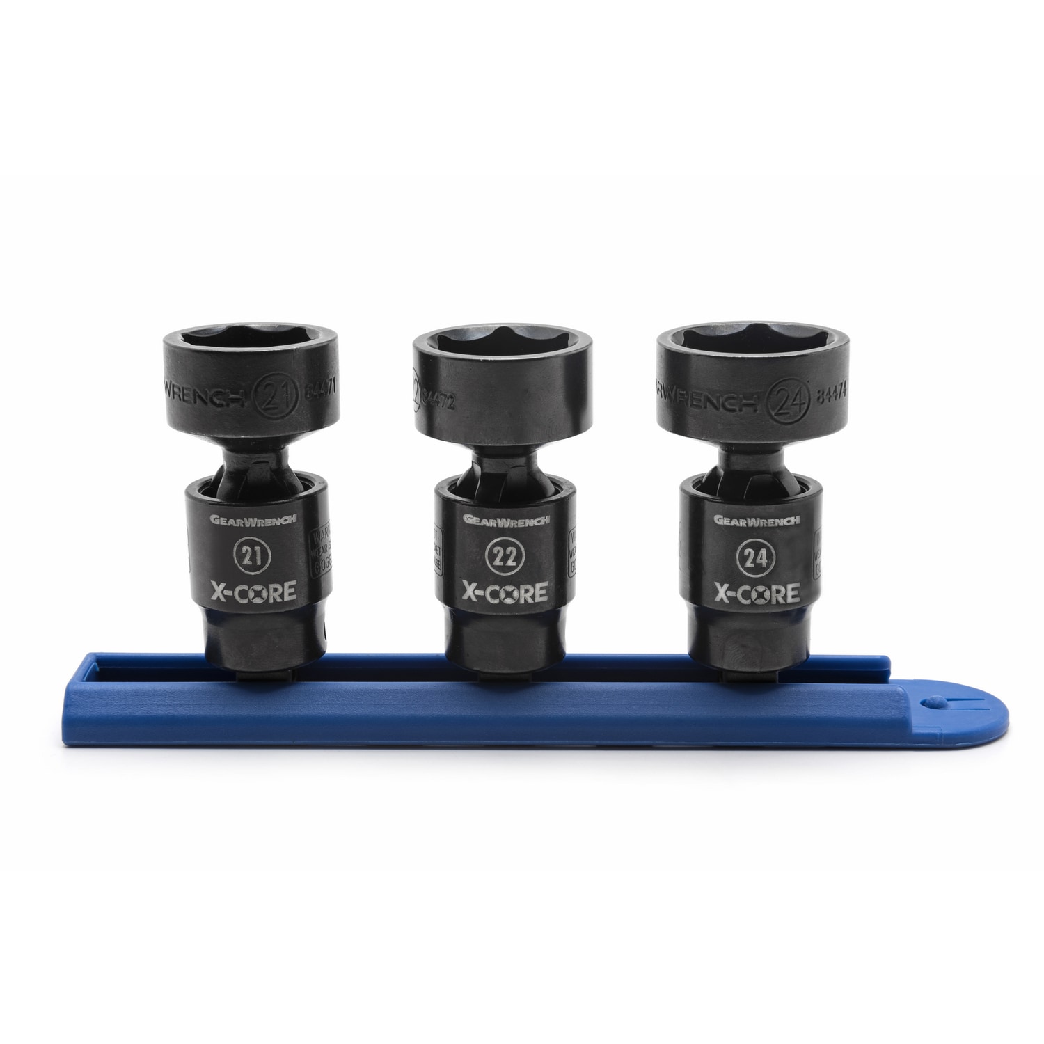 GEARWRENCH 3 -Piece Metric 3/8-in Drive Set 6-point Impact Socket Set - Image 1