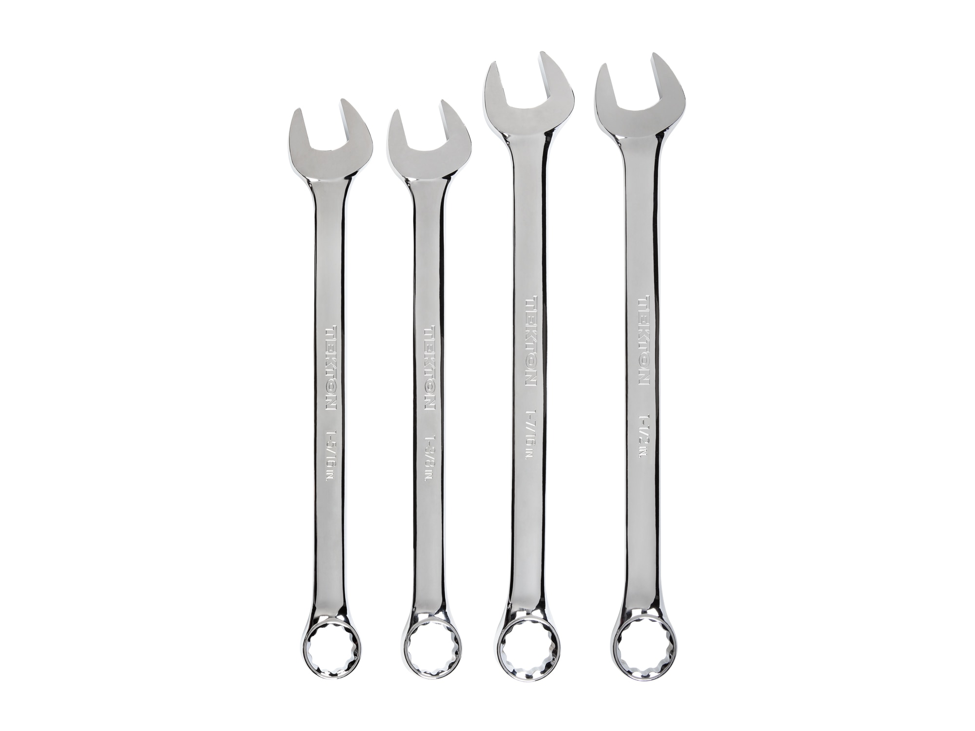 TEKTON 4 -Piece Set 12-point Standard (SAE) Standard Combination Wrench (no case) - Image 1