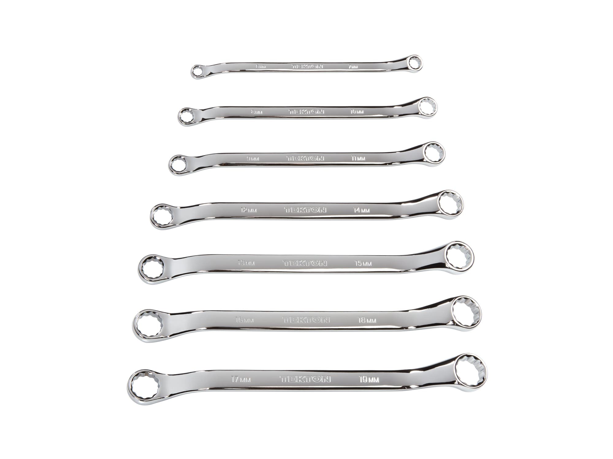 TEKTON 7 -Piece Set 12-point Metric Offset Box end Wrench (no case) - Image 1