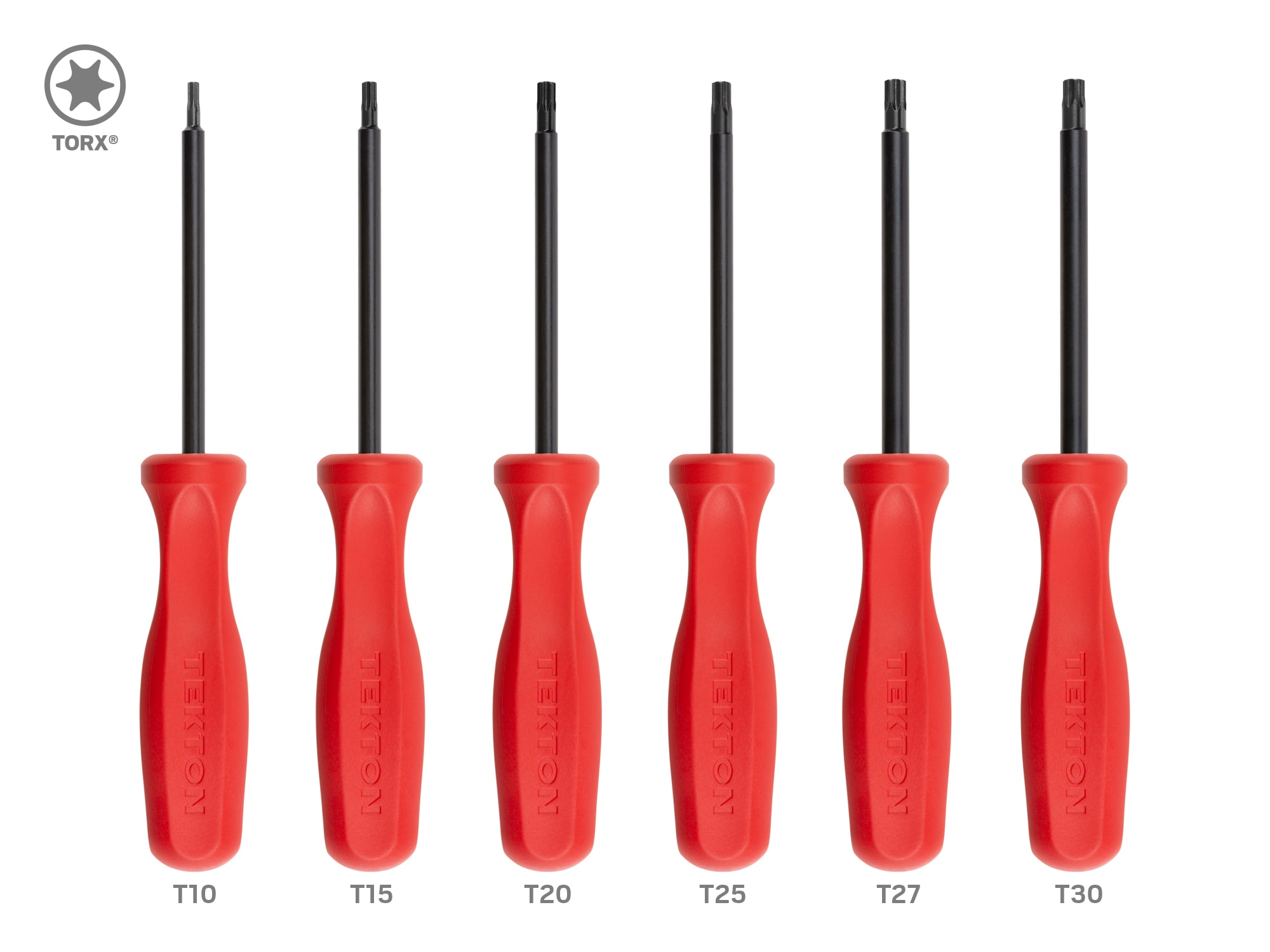 TEKTON 6 -Piece 4-in Torx Screwdriver Set - Image 1