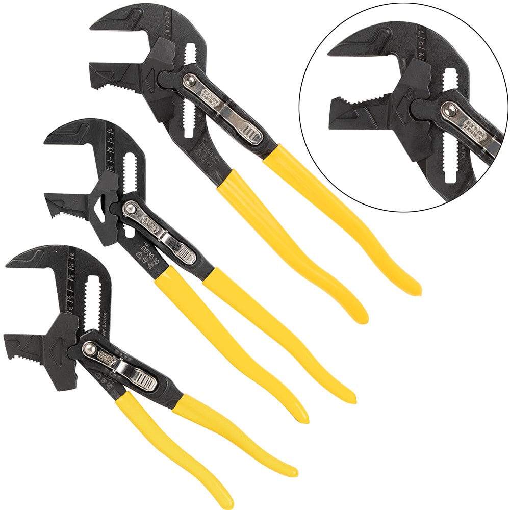 Klein Tools Plier Wrench Set, 3-Piece - Image 1