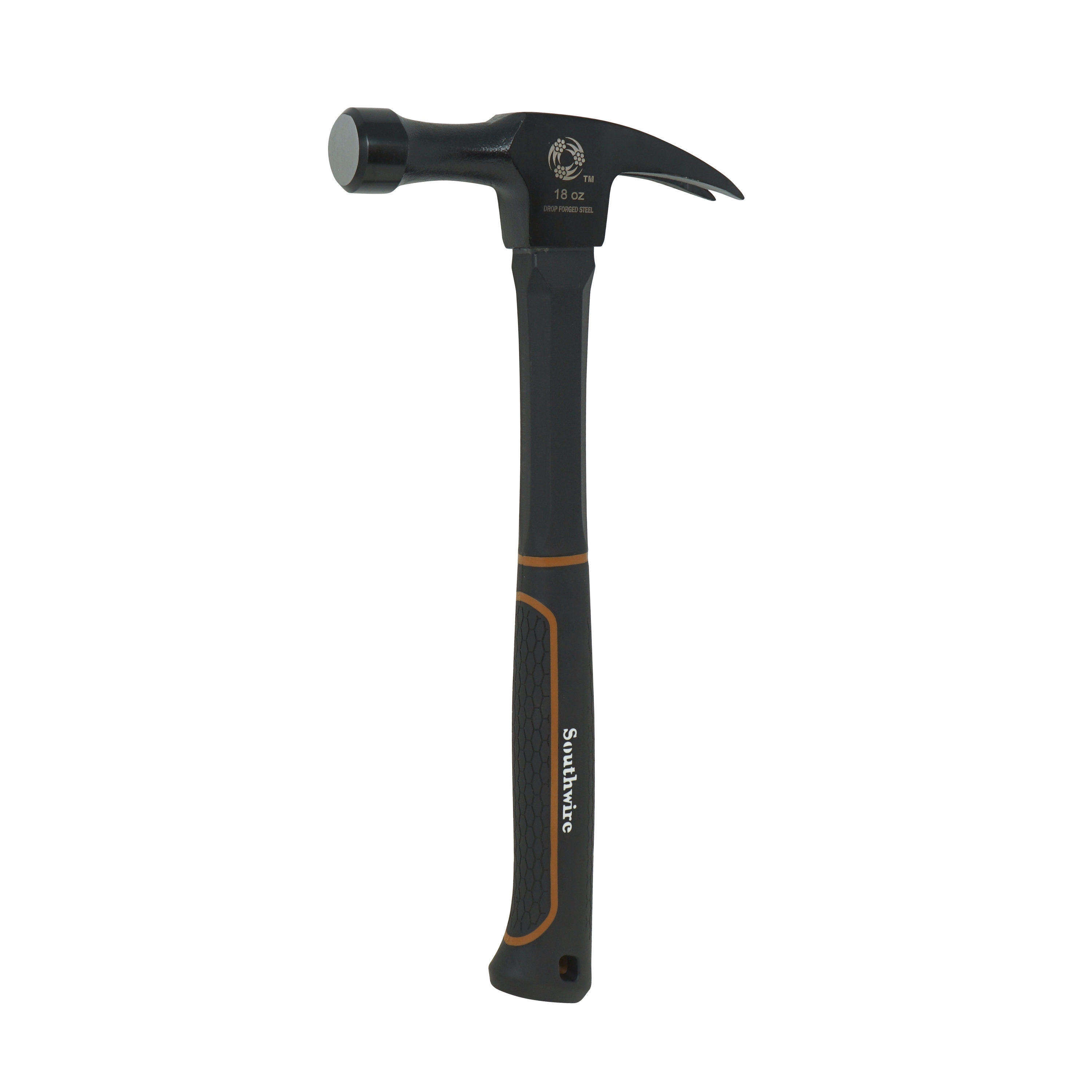 18 oz. Heavy-duty Romex Electrician's Straight-Claw Hammer - Image 1