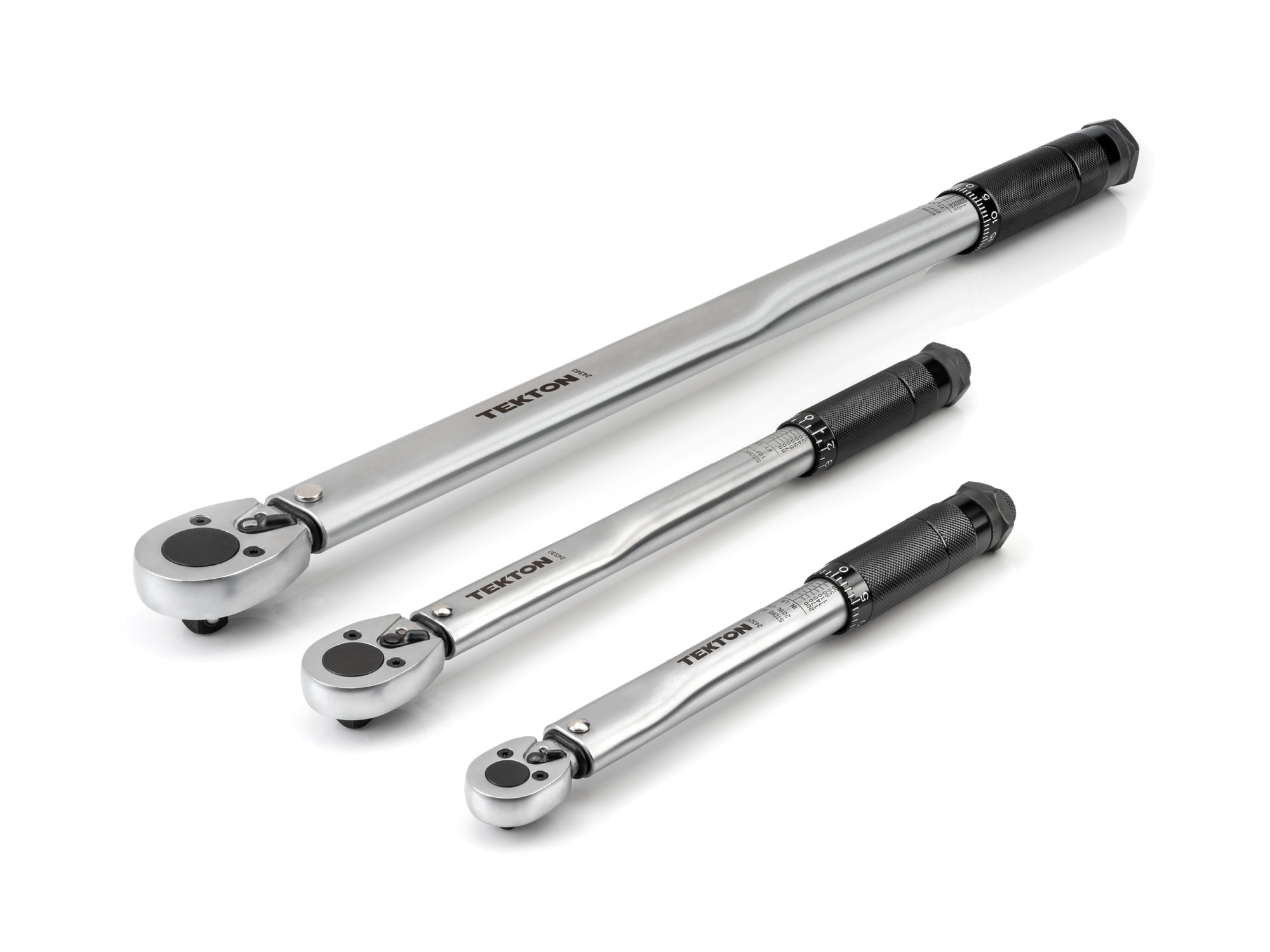 TEKTON 1/2-in 3/8-in 1/4-in Drive Micrometer Torque Wrench 1.667-ft/lb to 250-ft/lb - Image 1